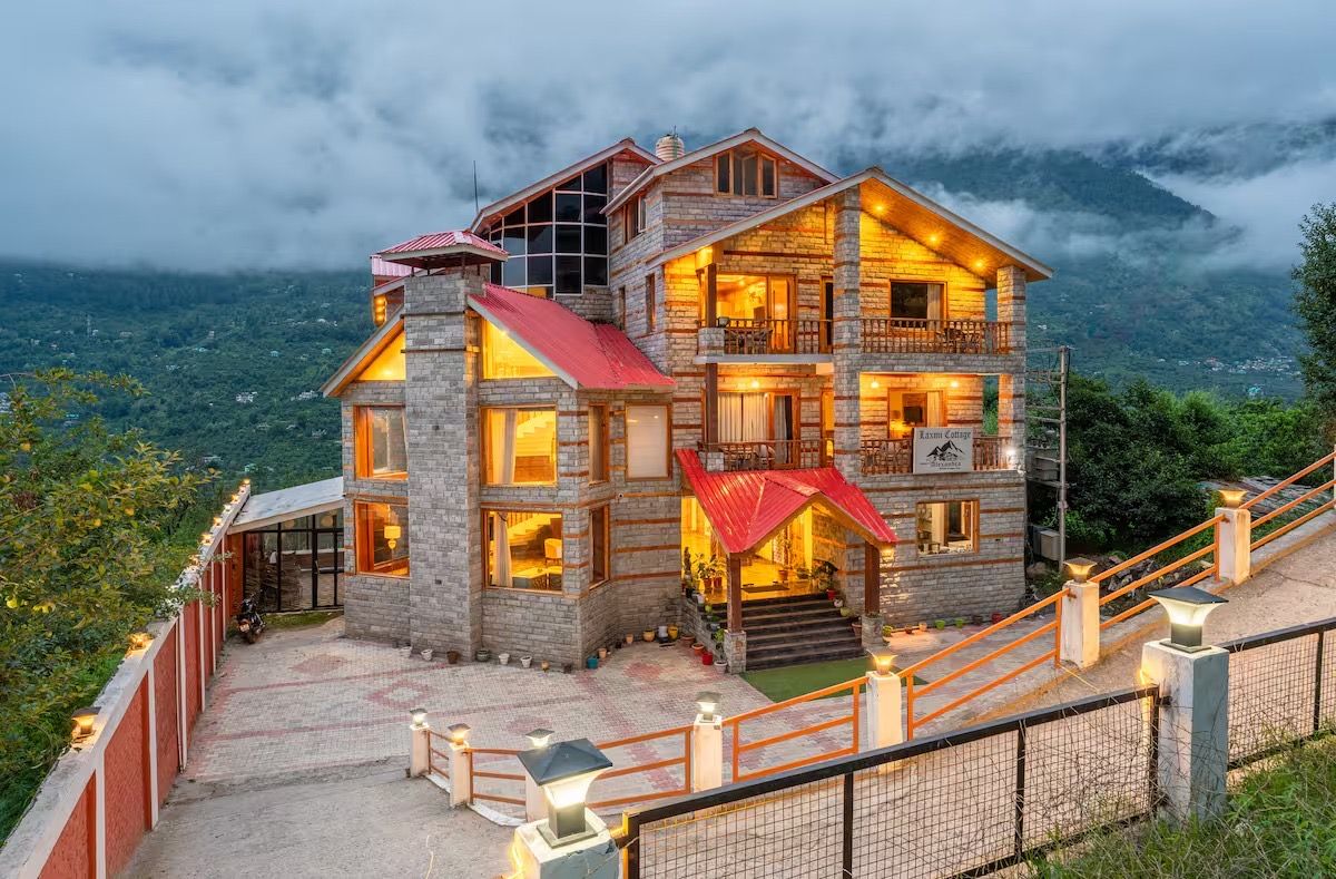Mountain Views Cottage w/ Orchard Balcony HP in Manali, HP 1