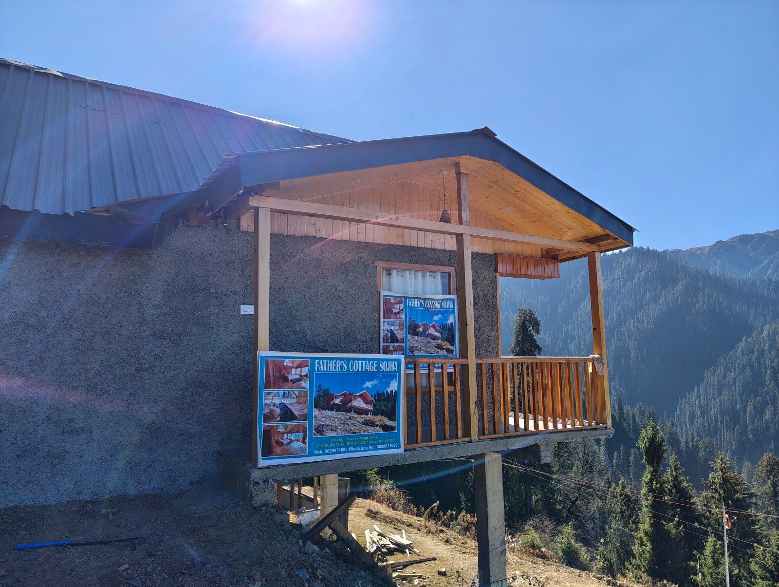 Father's cottage sojha in Himachal Pradesh 175123 8