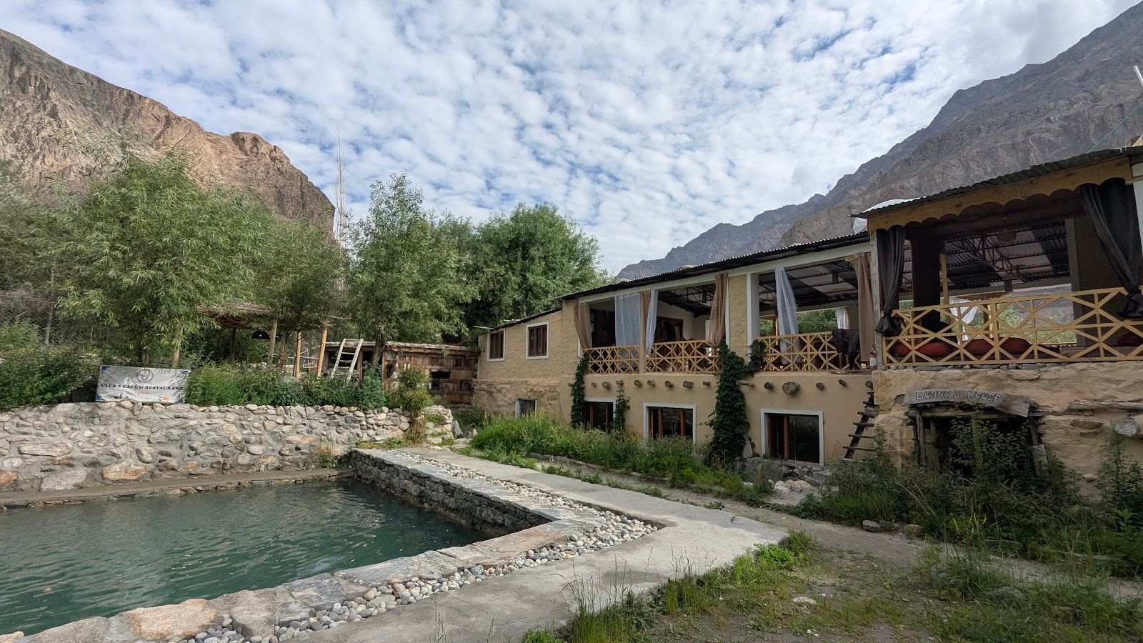 Guest house in Turtuk, Ladakh, with a pool
