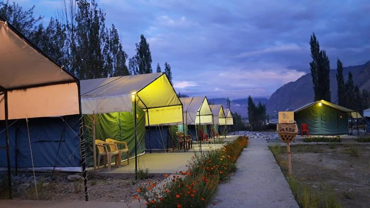 Clean Camp w/ Mountain & Monastery Views, Ladakh
