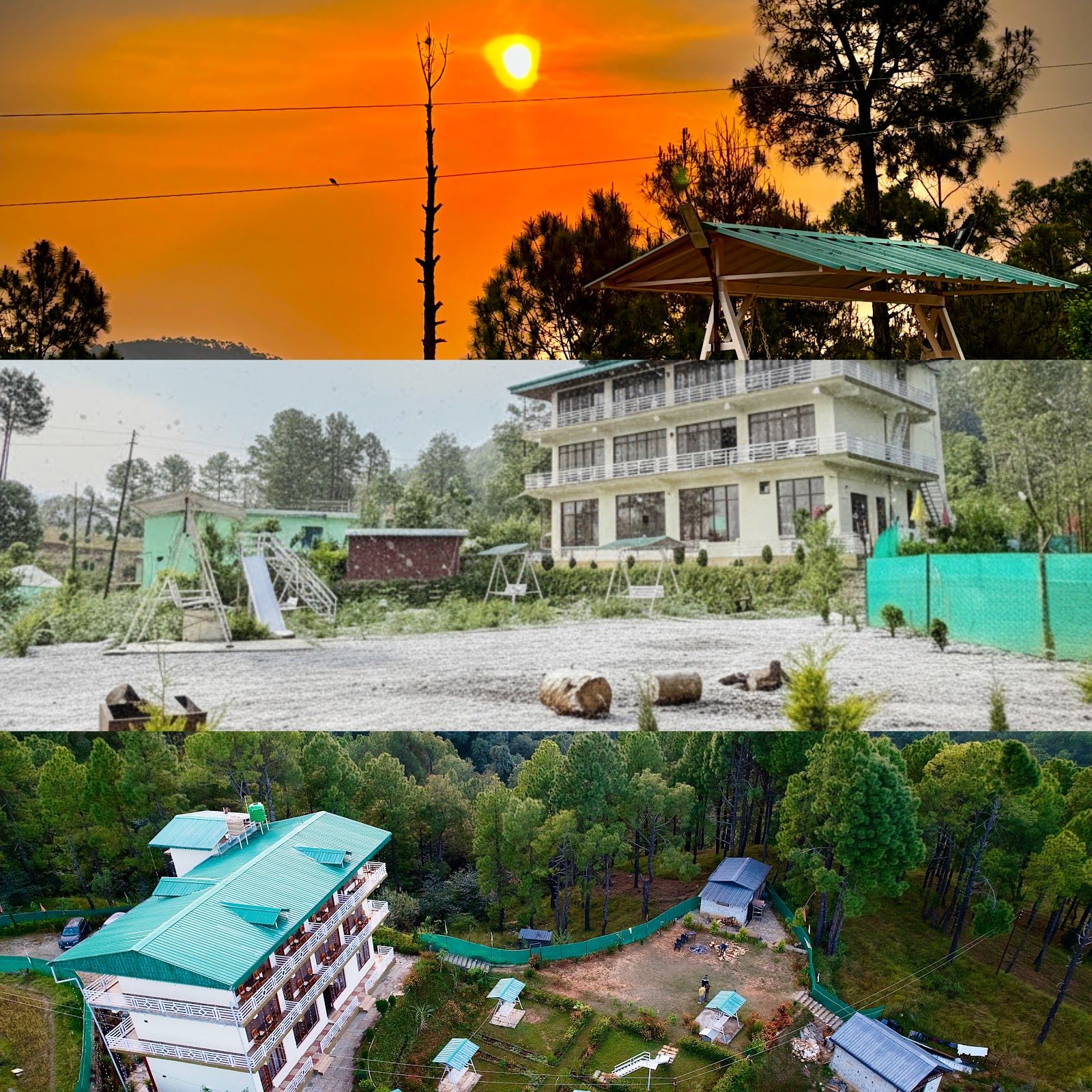 House with mountain view in Kausani