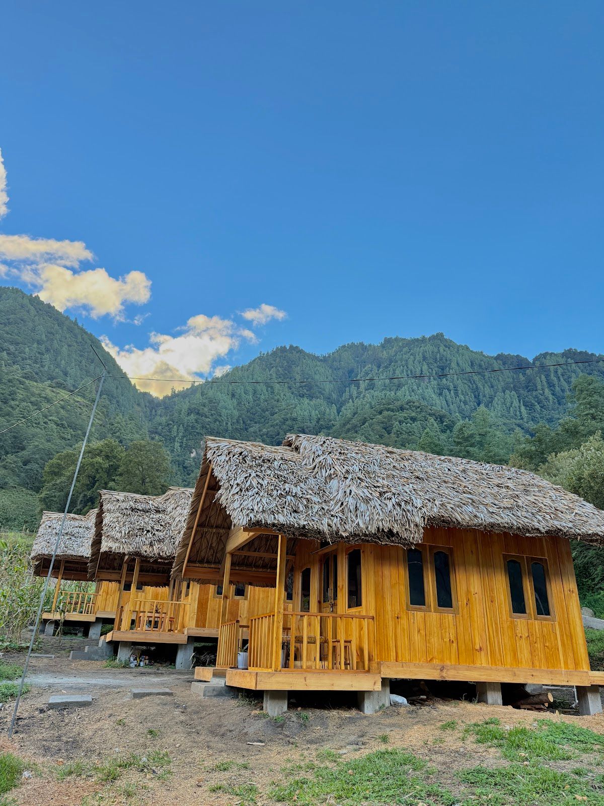 Mountain View Wooden Cabins w/ Garden & Campfire in Anini, Arunachal Pradesh 1