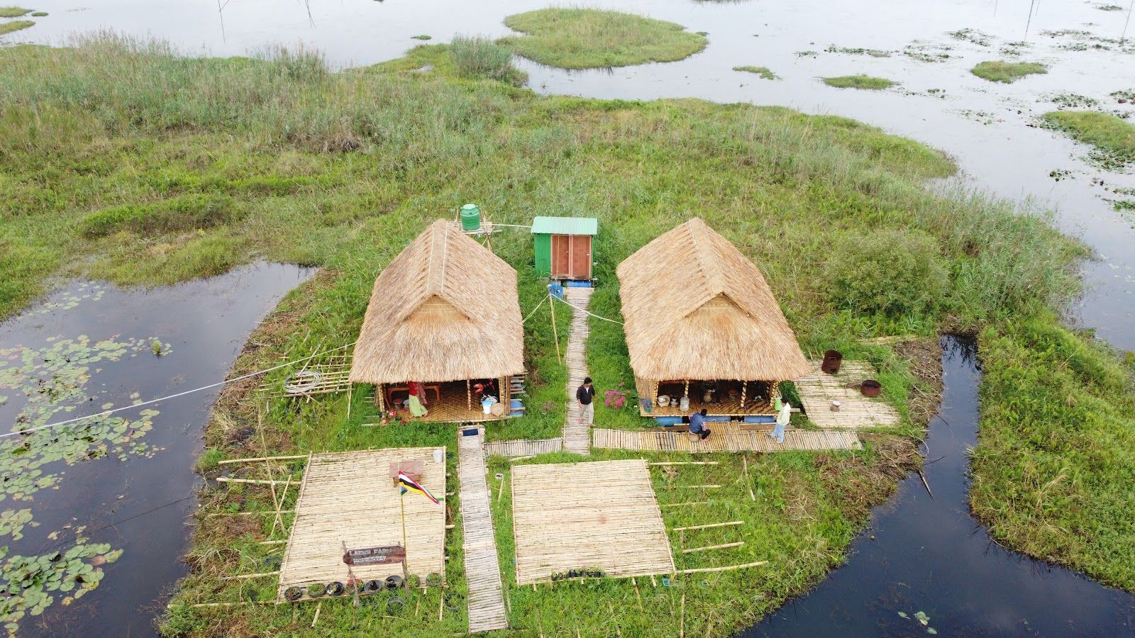 4 Floating Huts, Wetland Lake Boating, Manipur in Loktak Lake 2