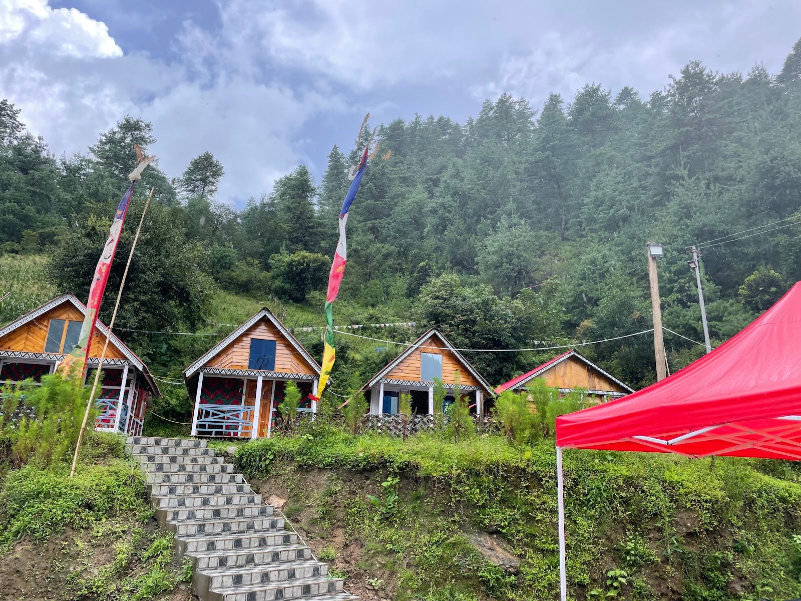 Riverside bonfire music cottage, Arunachal