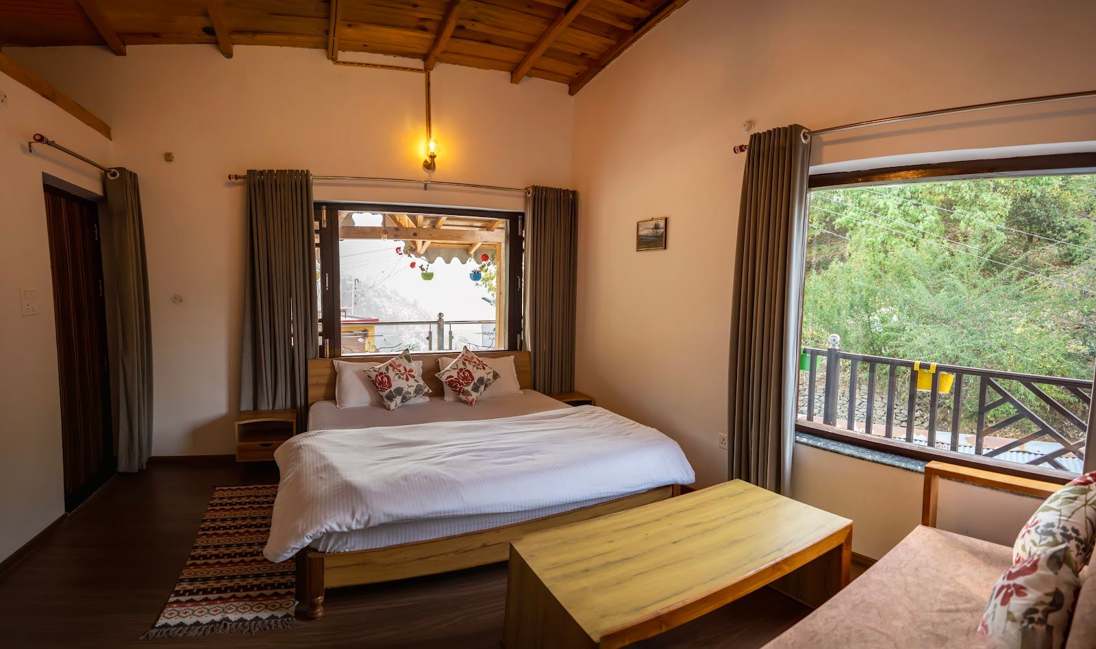 Wooden Design Homestay w/ Cafe & Views Uttarakhand in Ramgarh, Uttarakhand 2
