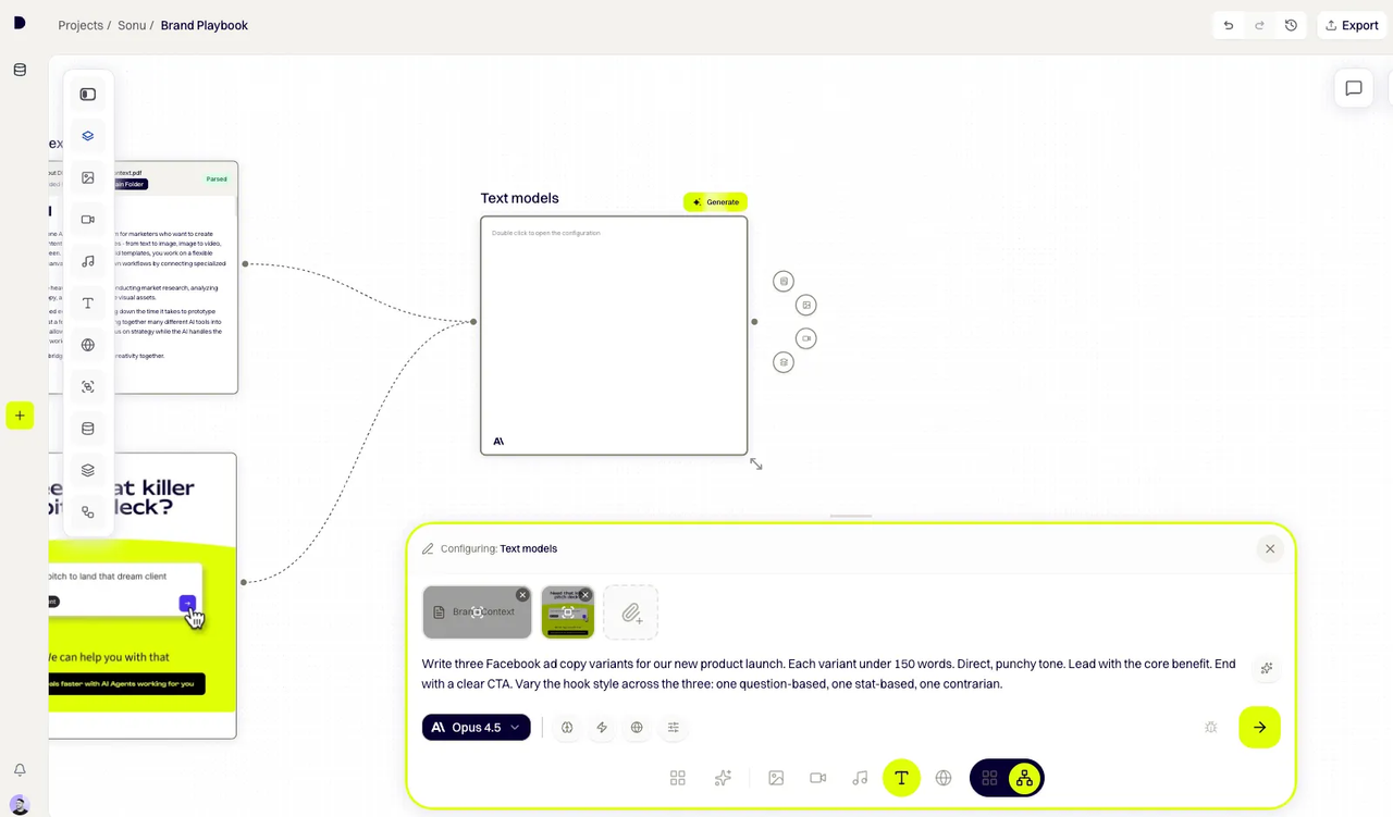 DFIRST whiteboard screenshot: Write the prompt as an instruction, not a brief