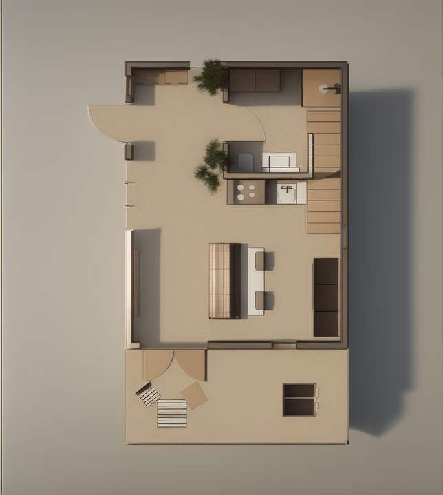 3. Modernt attefallshus för hemmakontor – 20 m²