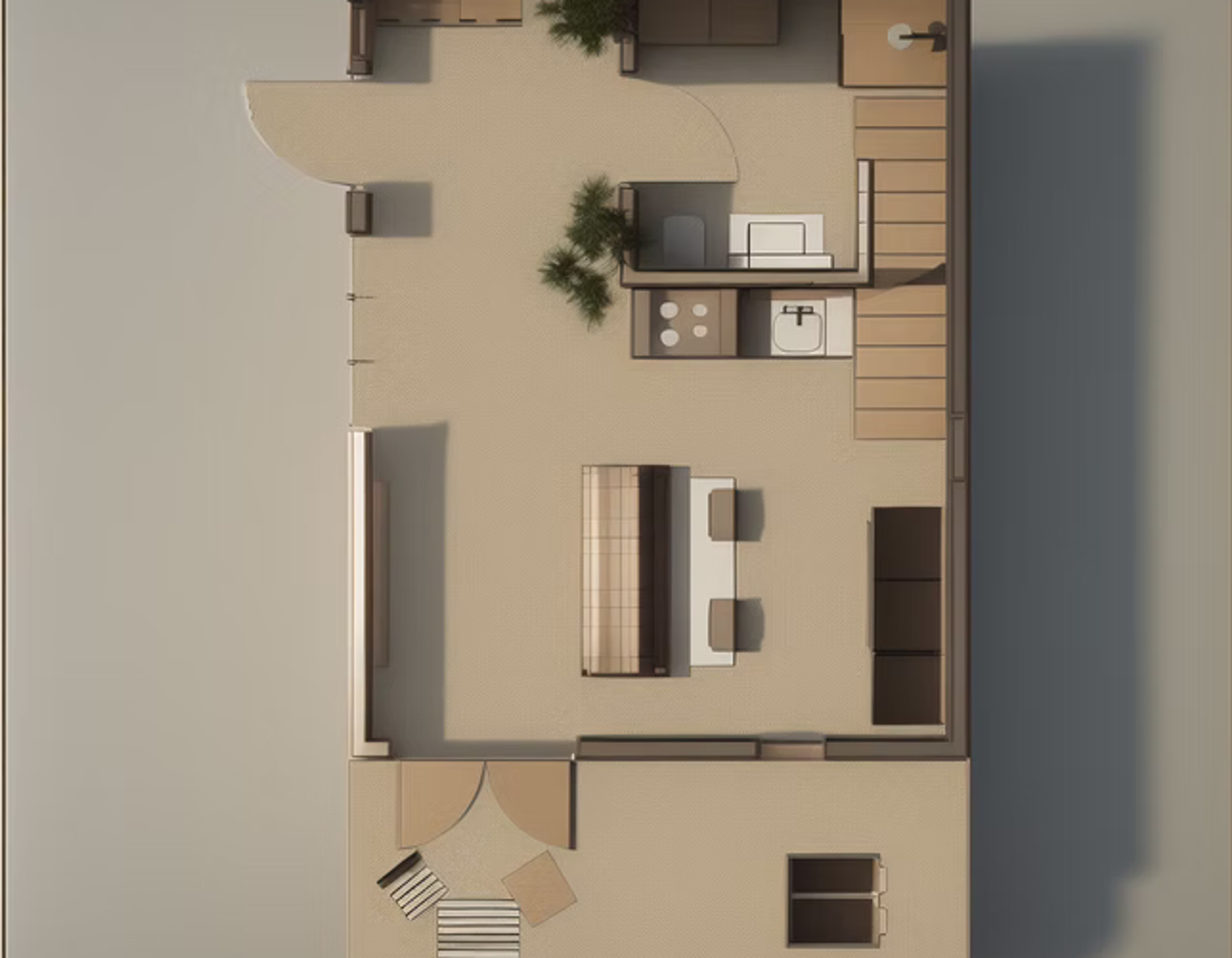3. Modernt attefallshus för hemmakontor – 20 m²