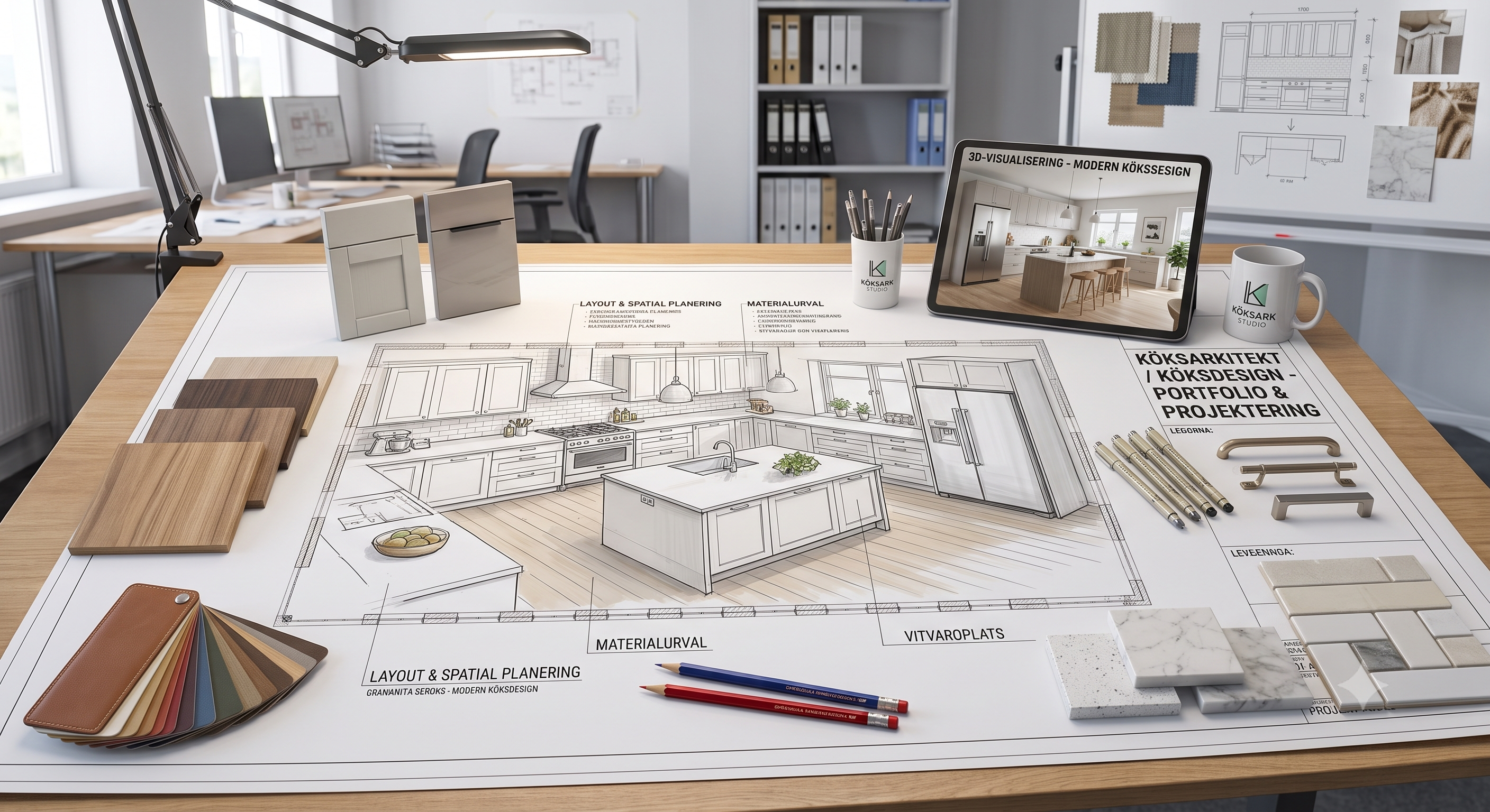 Köksarkitekt / Köksdesign med en köksritning 