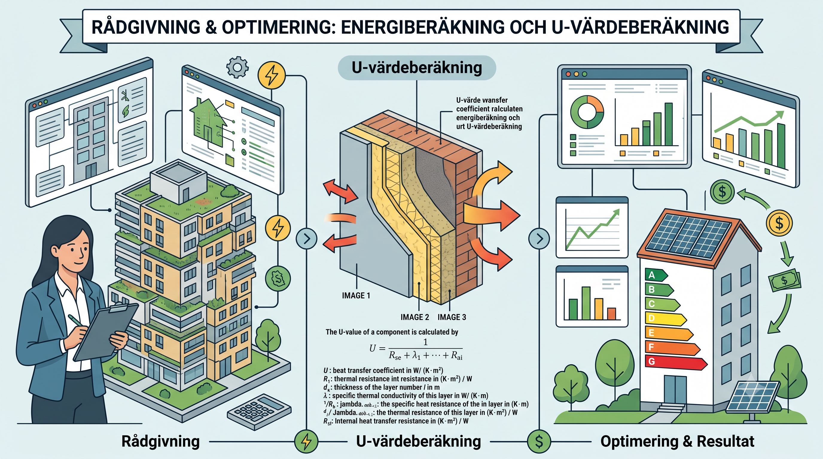 Rådgivning & optimering för energiberäkning och U-värdeberäkning