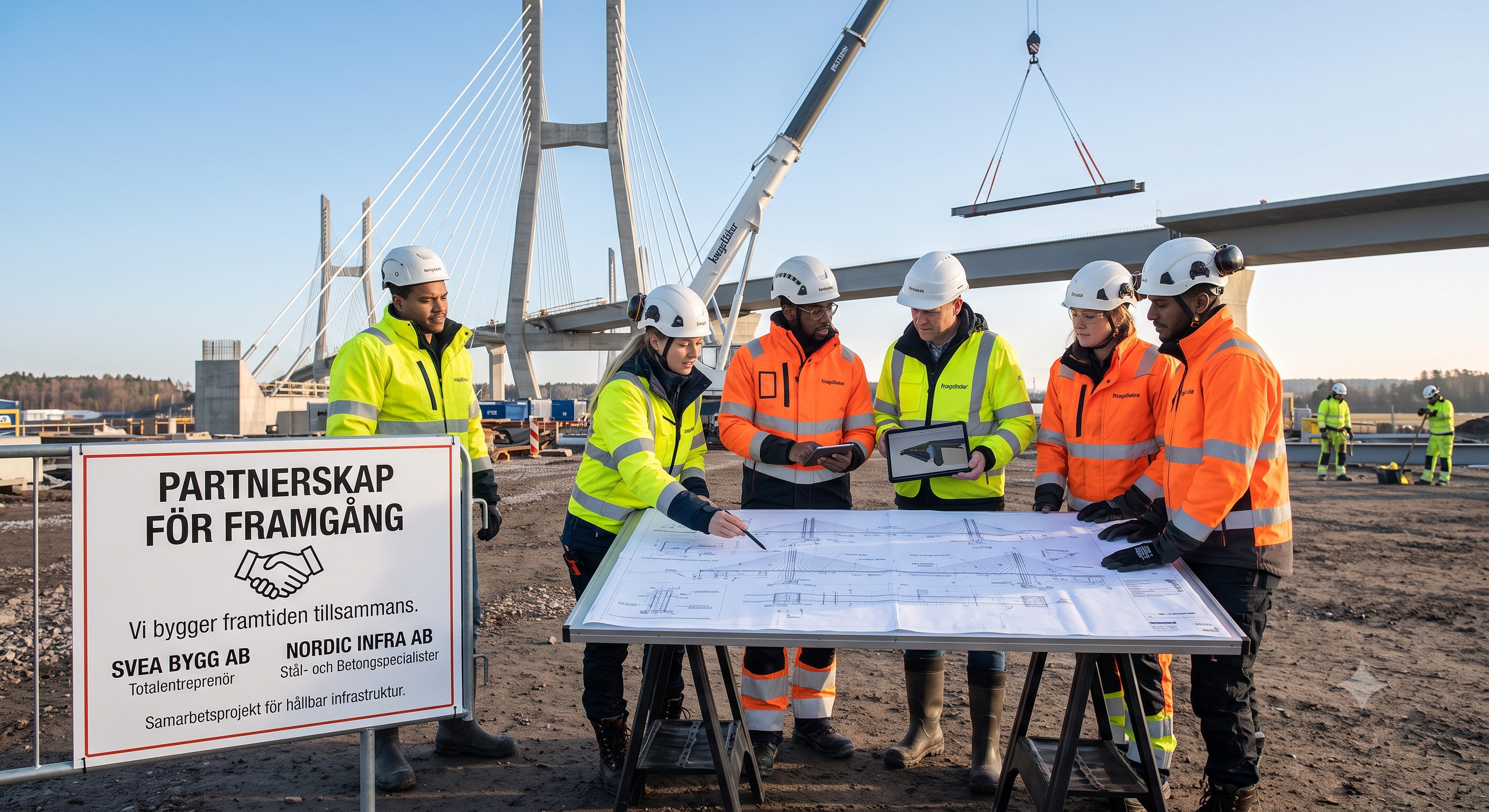 Samarbetspartners har ett samordningmöte