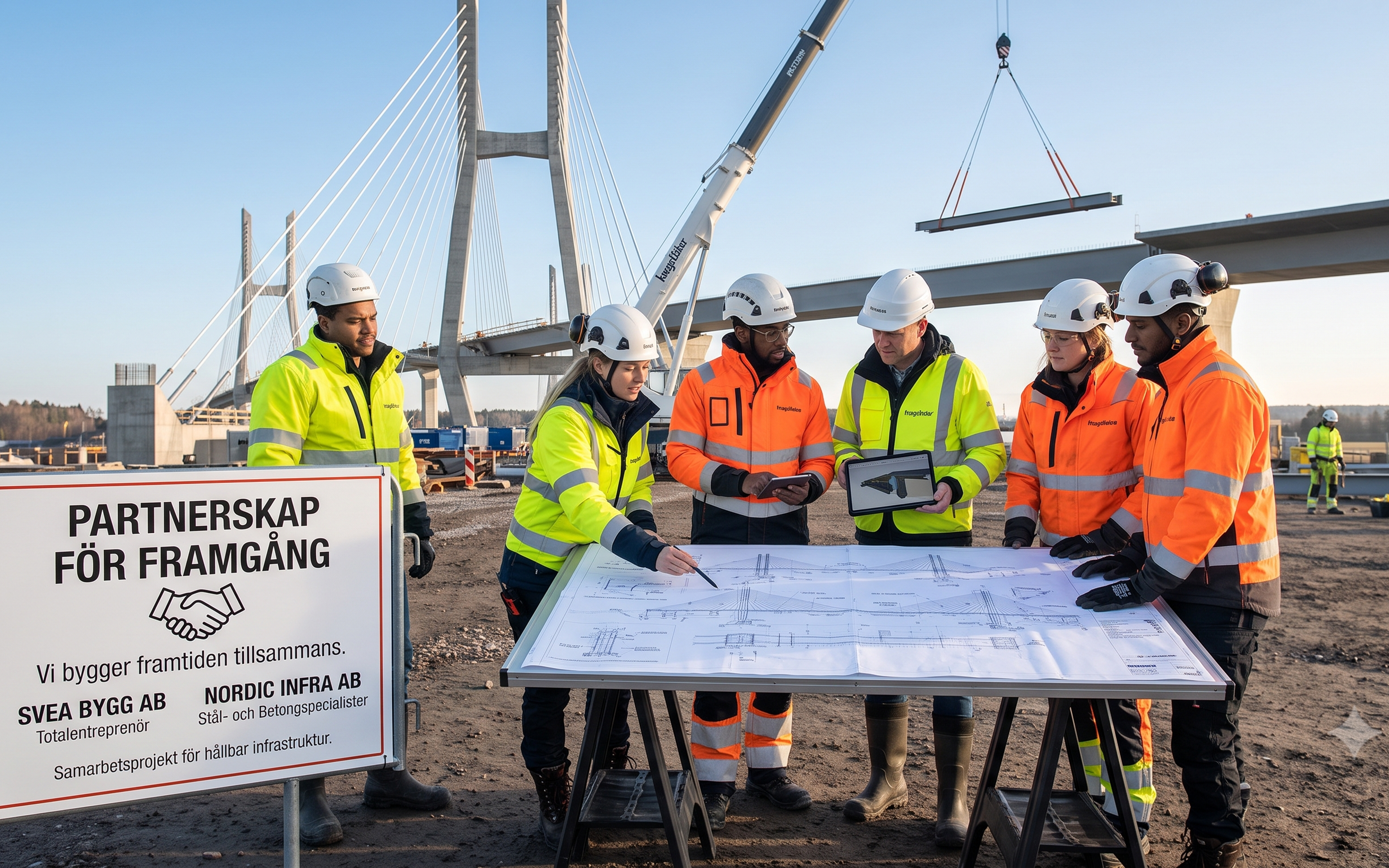 Samarbetspartners har ett samordningmöte