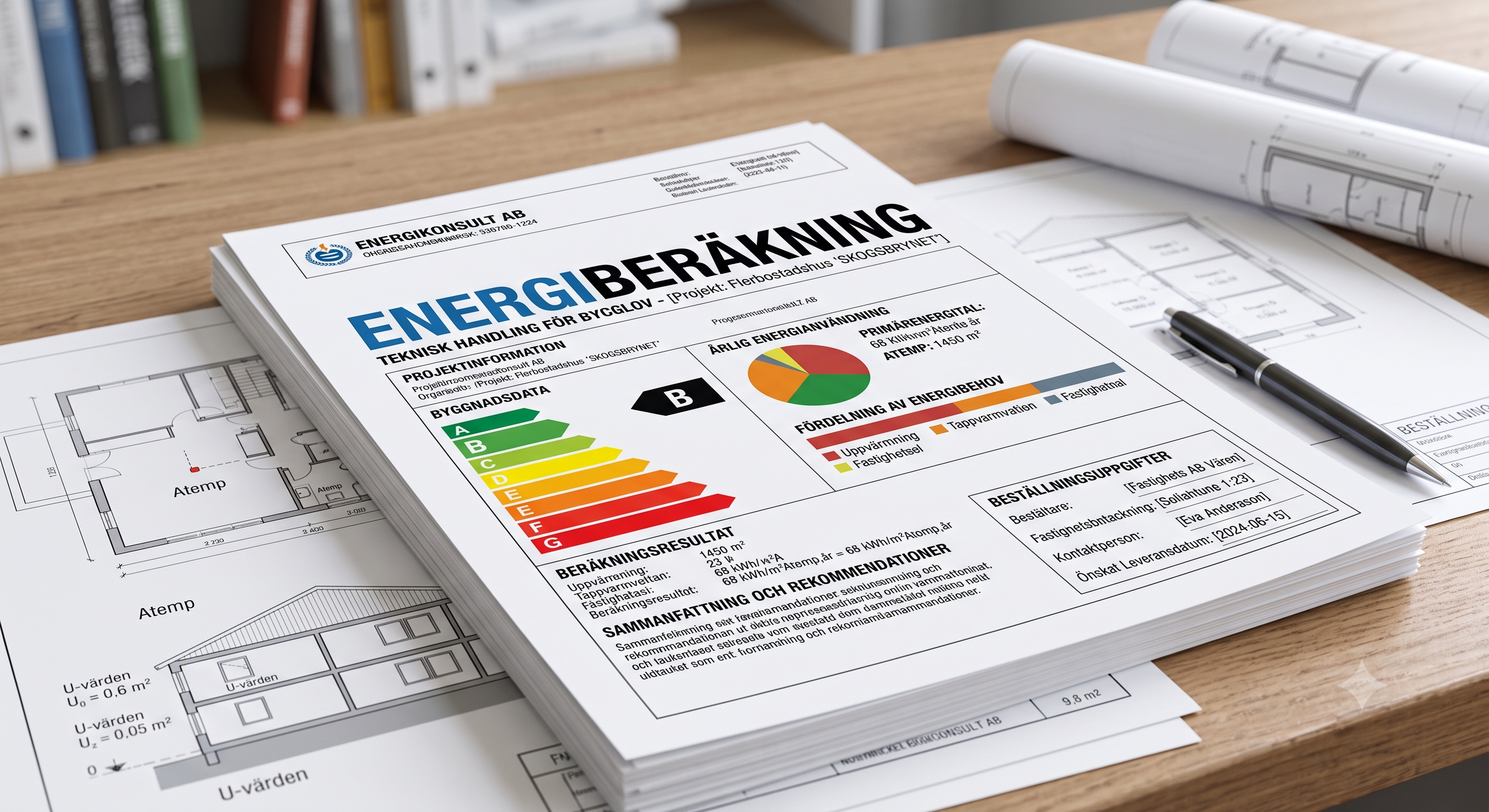 Energiberäkning av byggnad