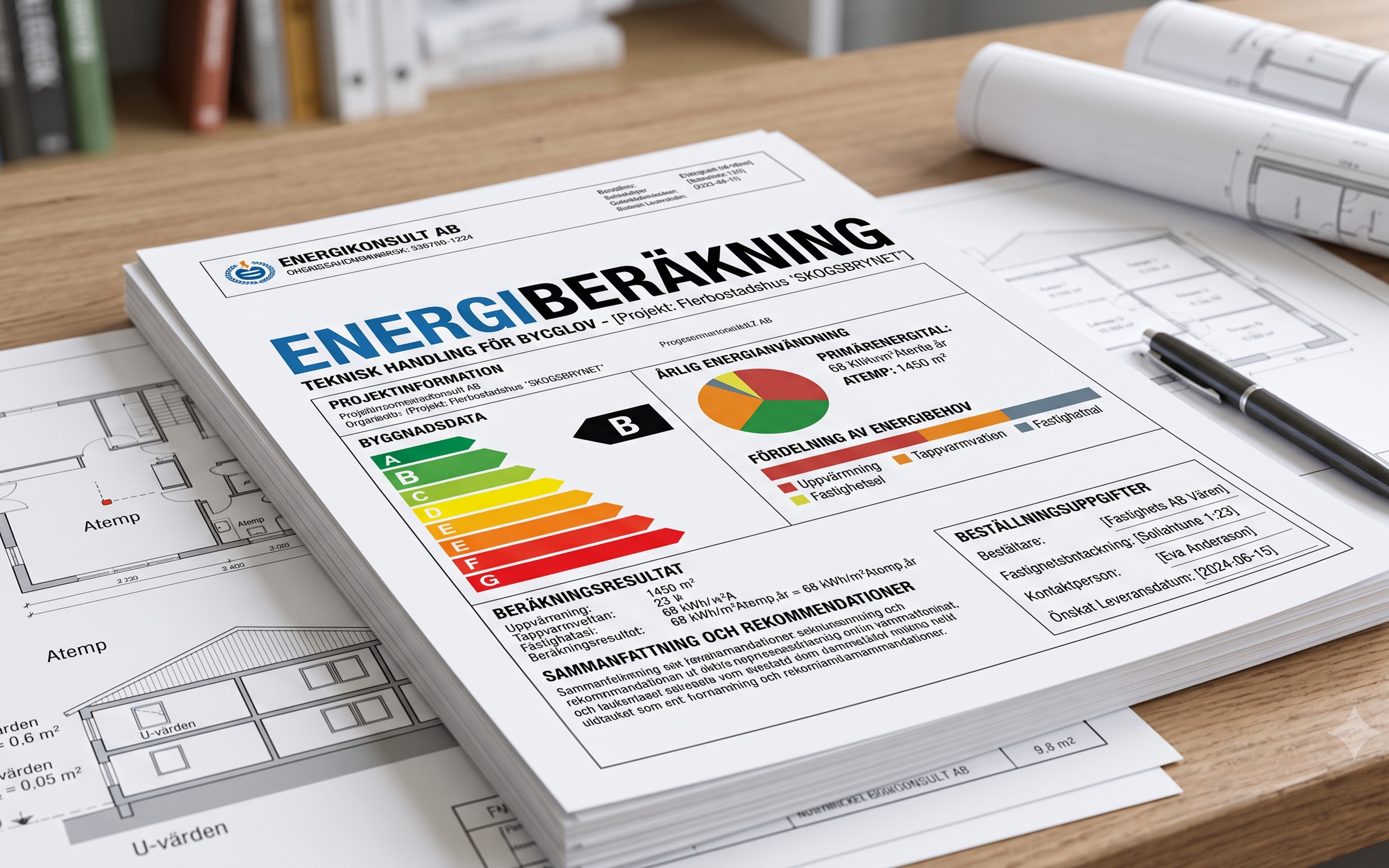 Energiberäkning av byggnad