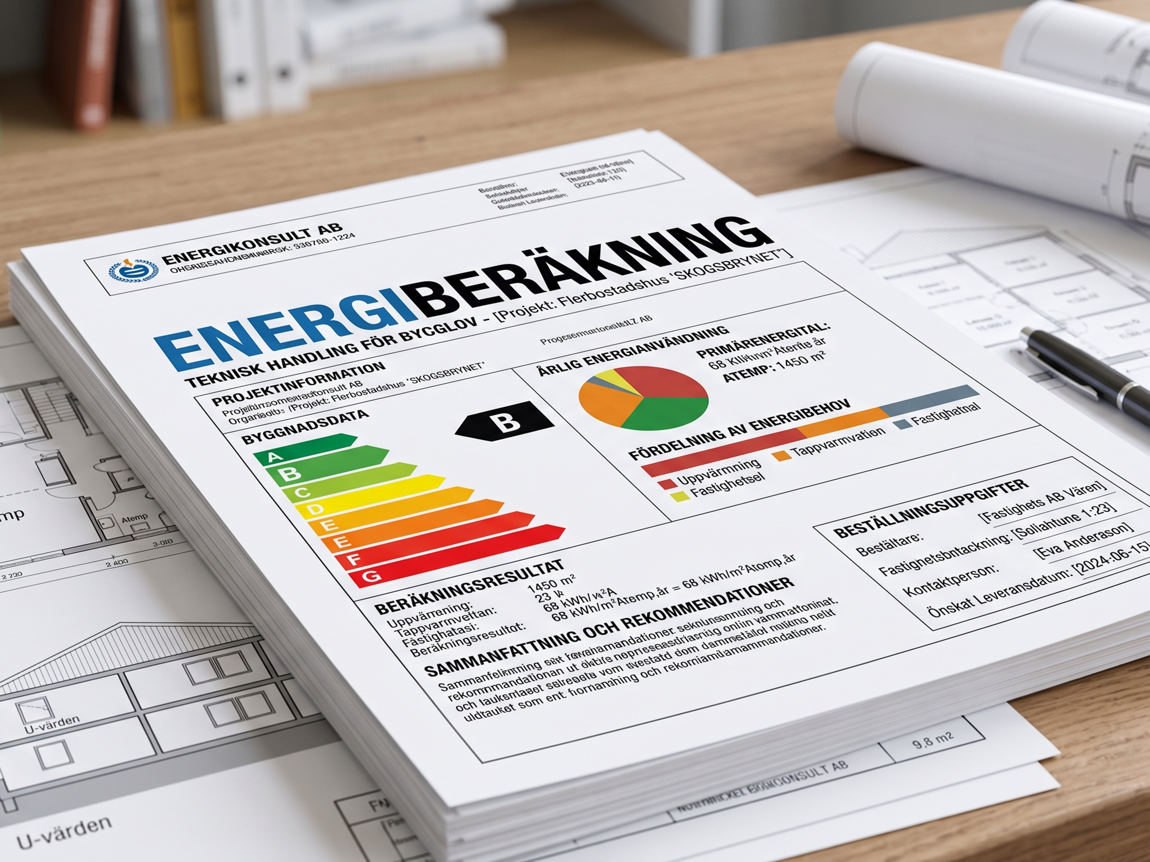 Energiberäkning av byggnad