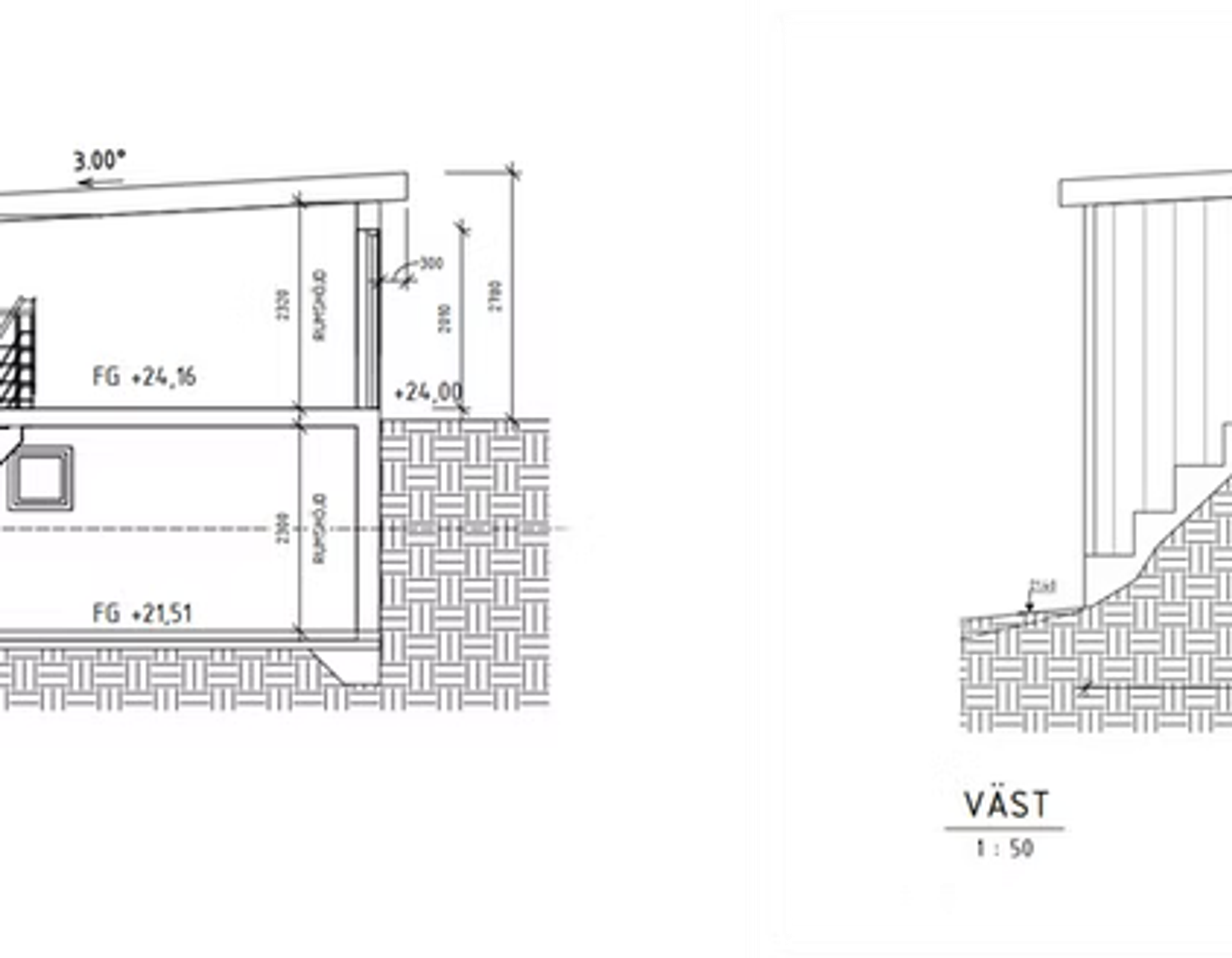 1. Attefallshus med loft – 25 m²
