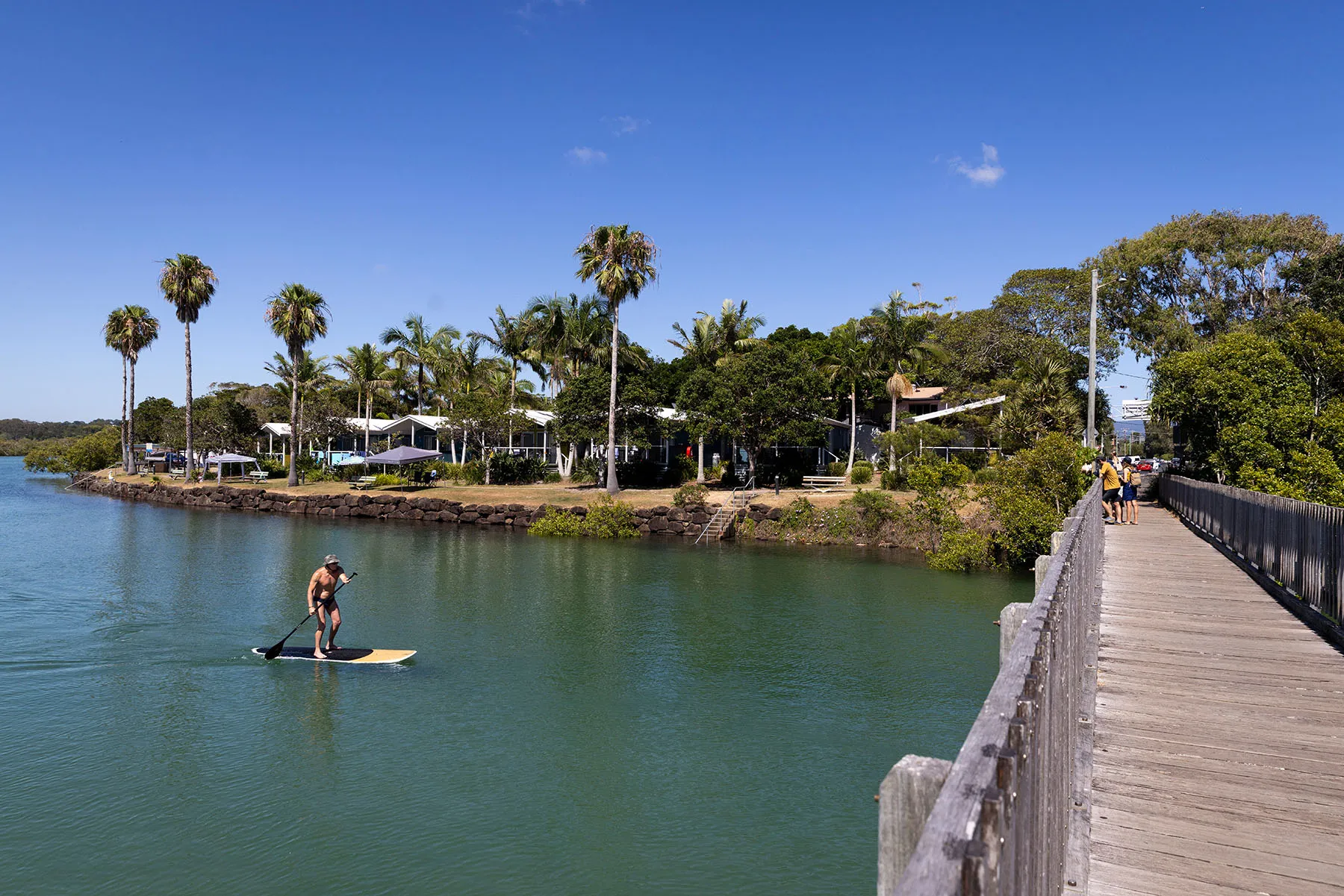 stand up paddleboarding Brunswick Heads