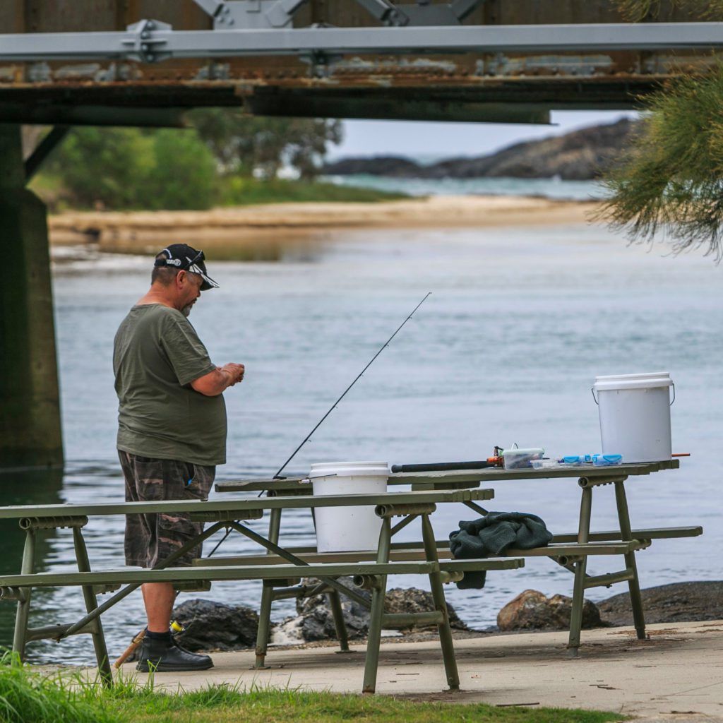 Fishing at Boambee