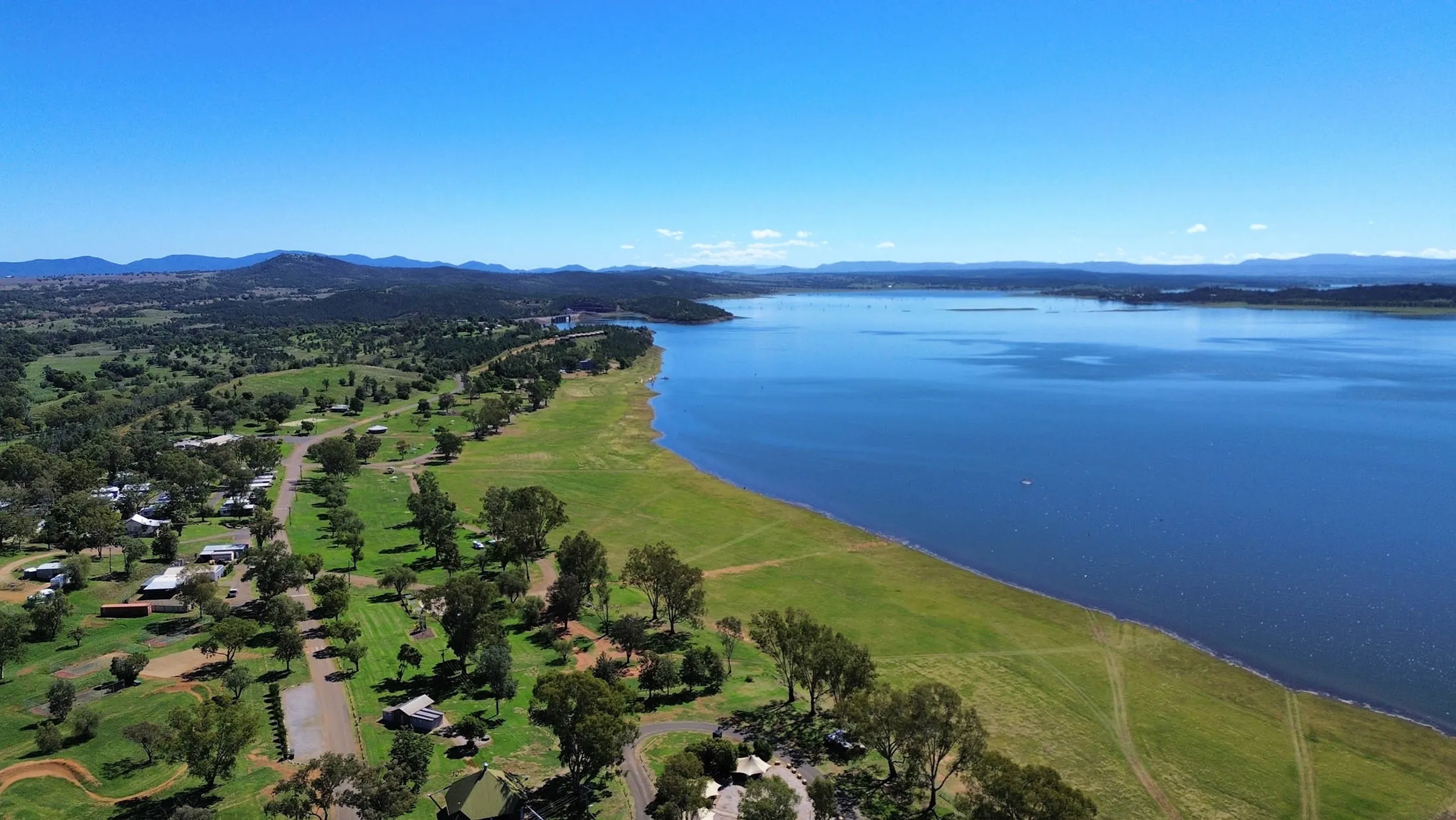 Lake Keepit Drone shot - ambssador Sarah price