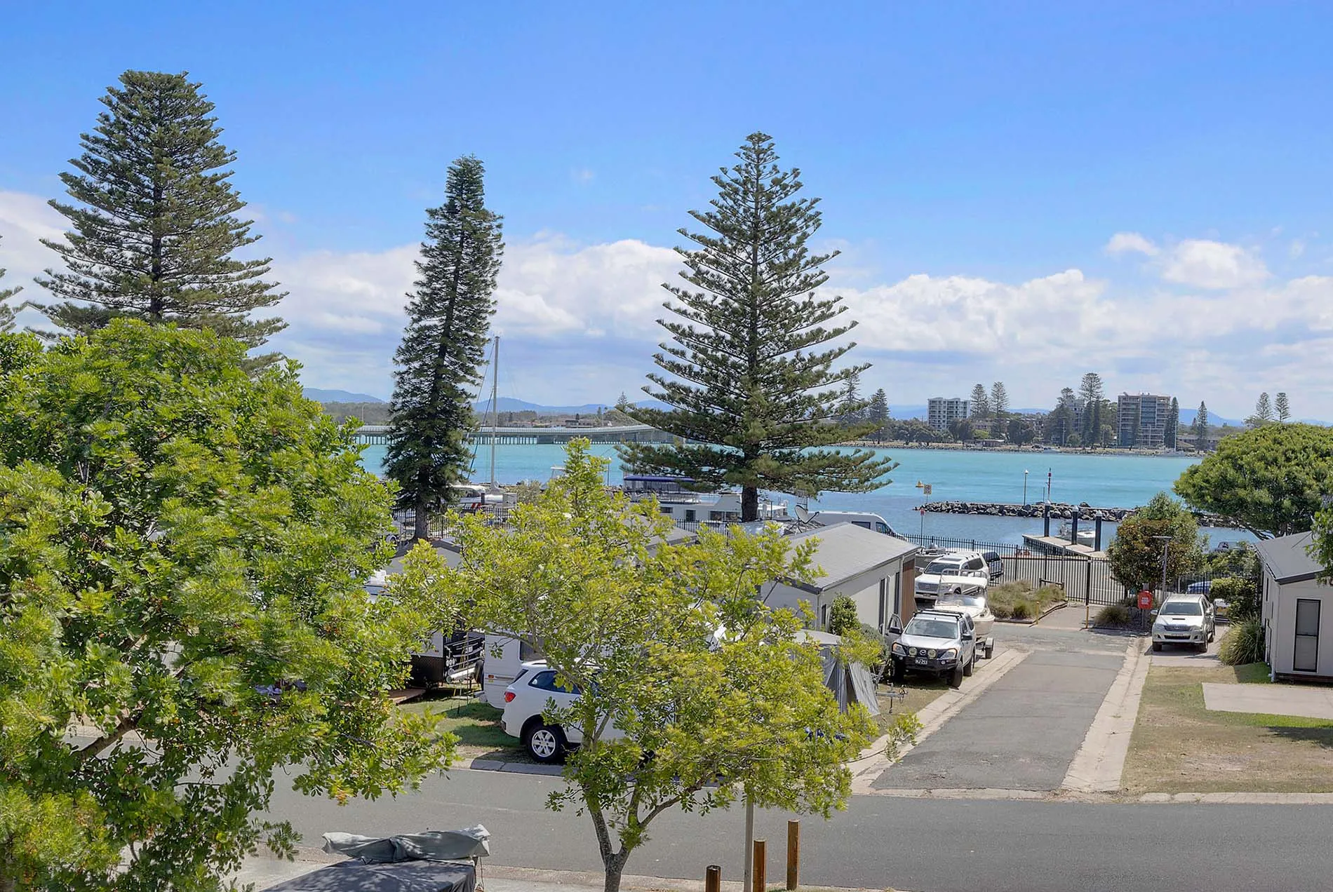 Forster Beach - Deluxe Cabin - Sleeps 4 - View