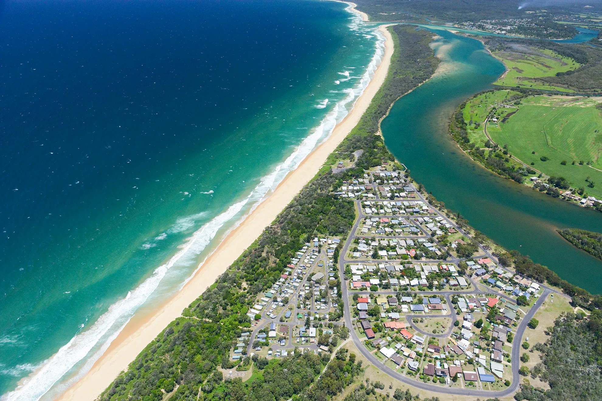 Mylestom aerial