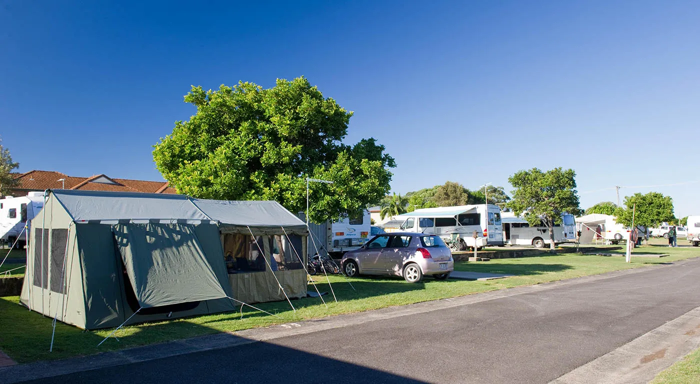 Ballina central camping