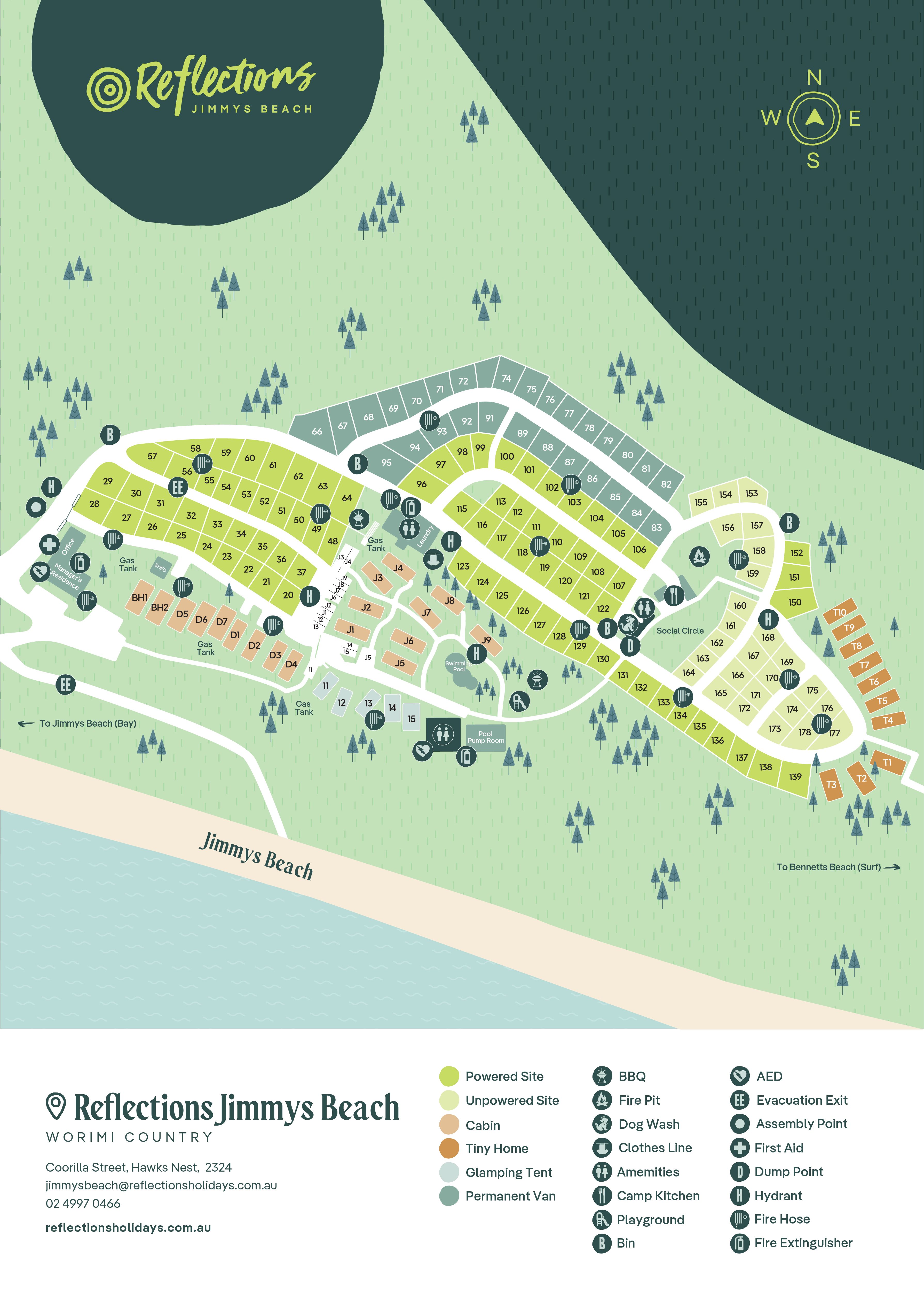 Reflections_Jimmys-Beach_Holiday_and_caravan-park_Map