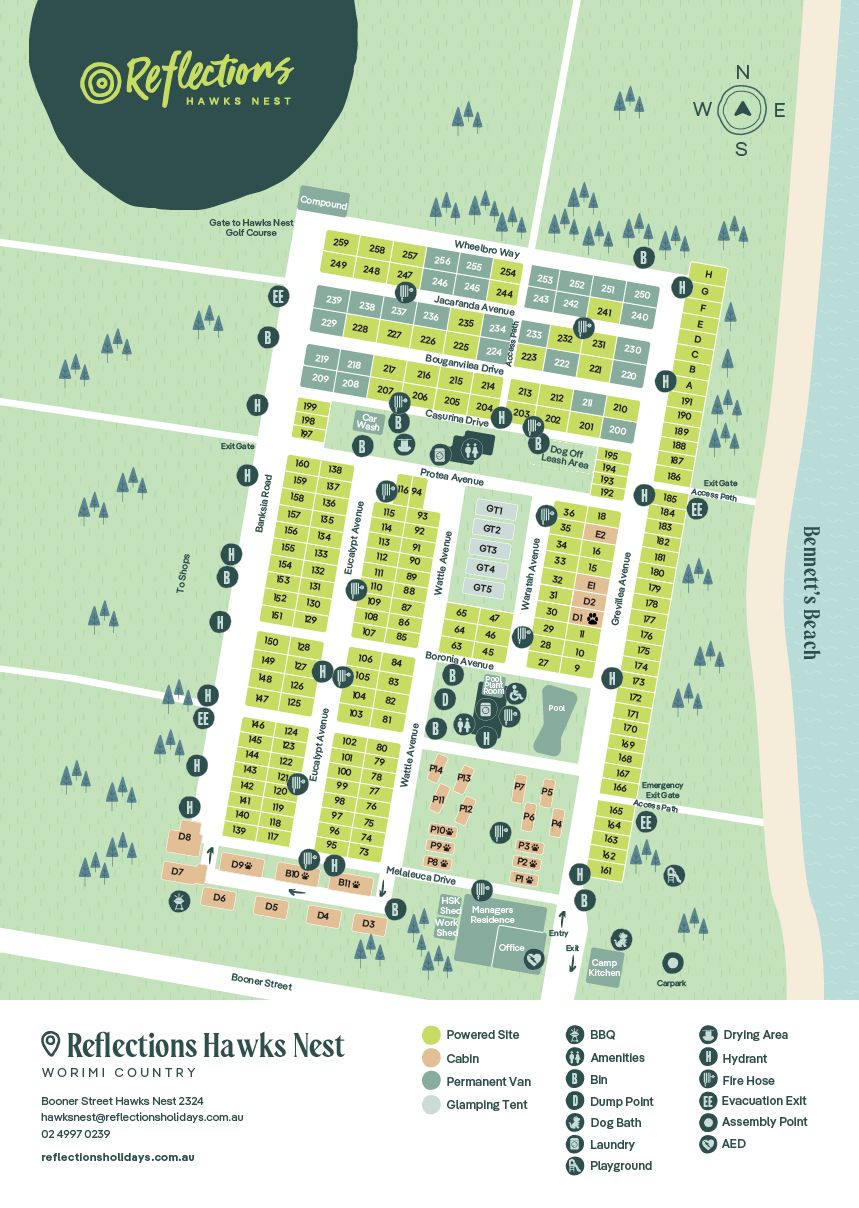 Reflections_Hawks-Nest_Holiday_and_caravan-park_Map
