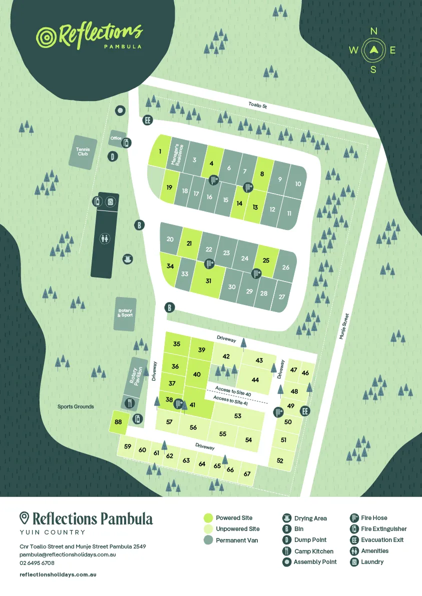 Reflections_Pambula_Holiday_and_caravan-park_Map