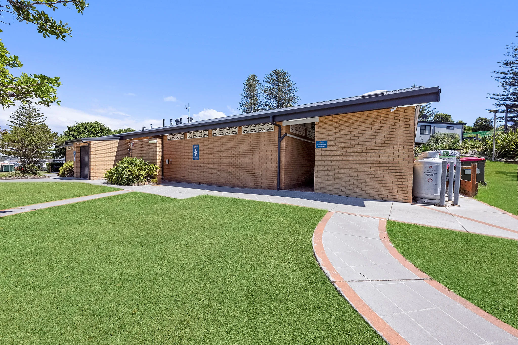 Forster Caravan Park amenity toilet block 