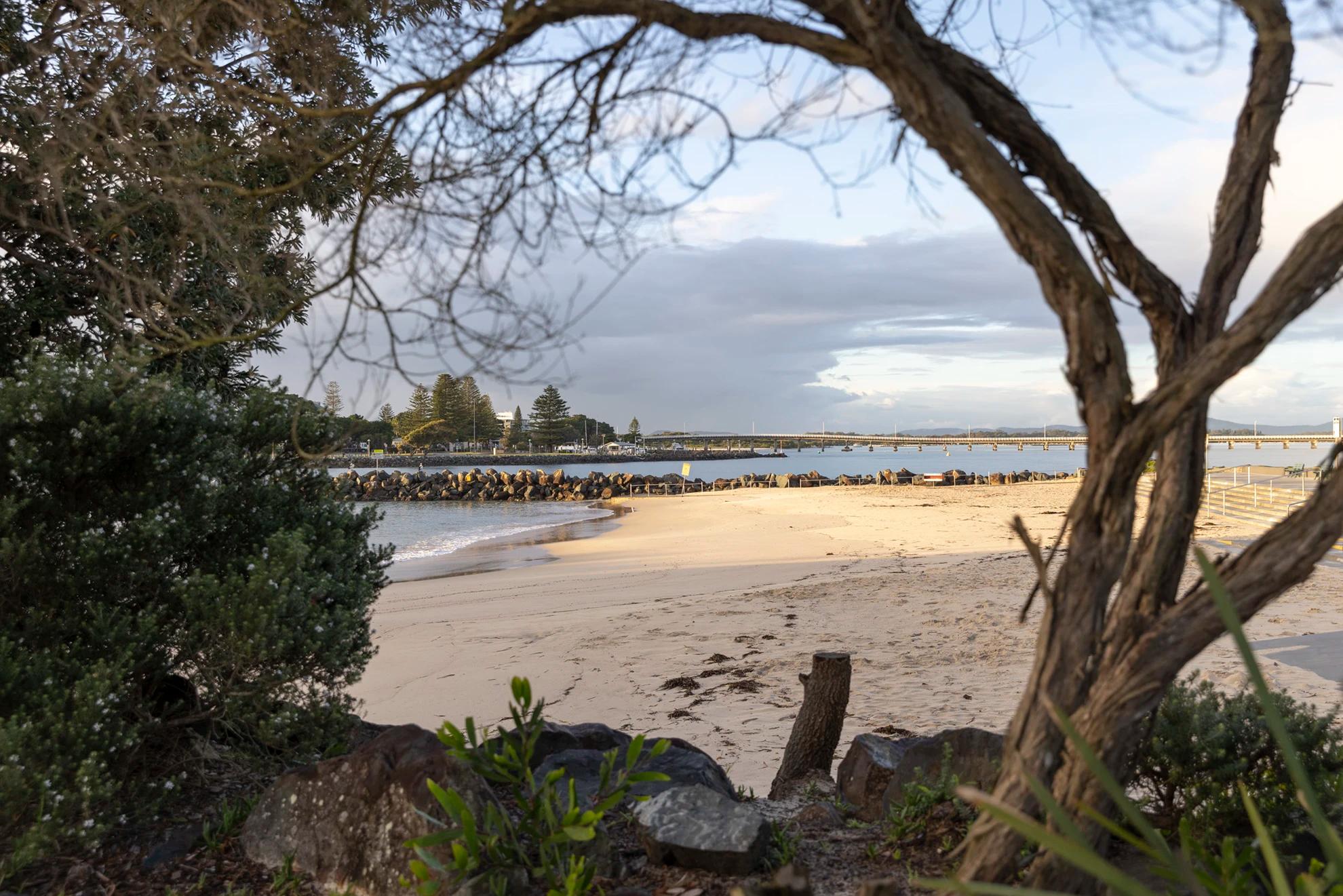 Tuncurry beach