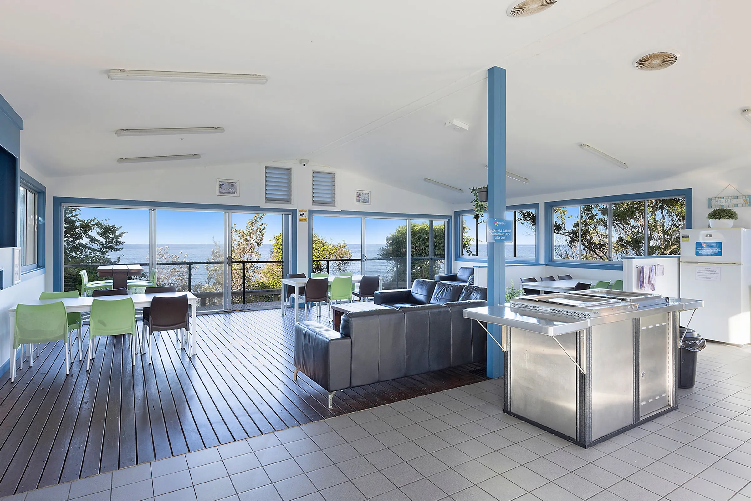 Reflections Bonny Hills camp kitchen