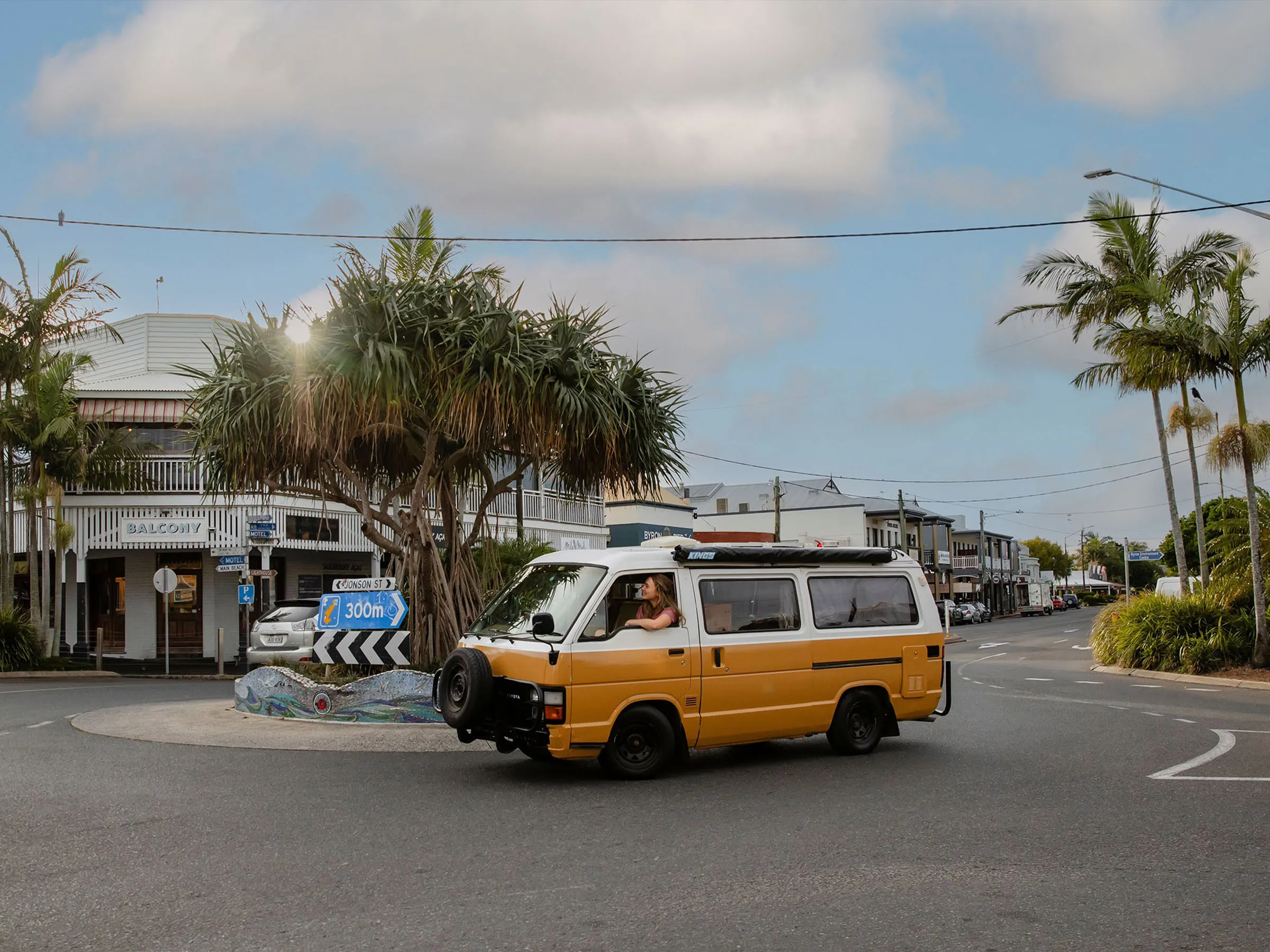 Campervan at Byron Bay