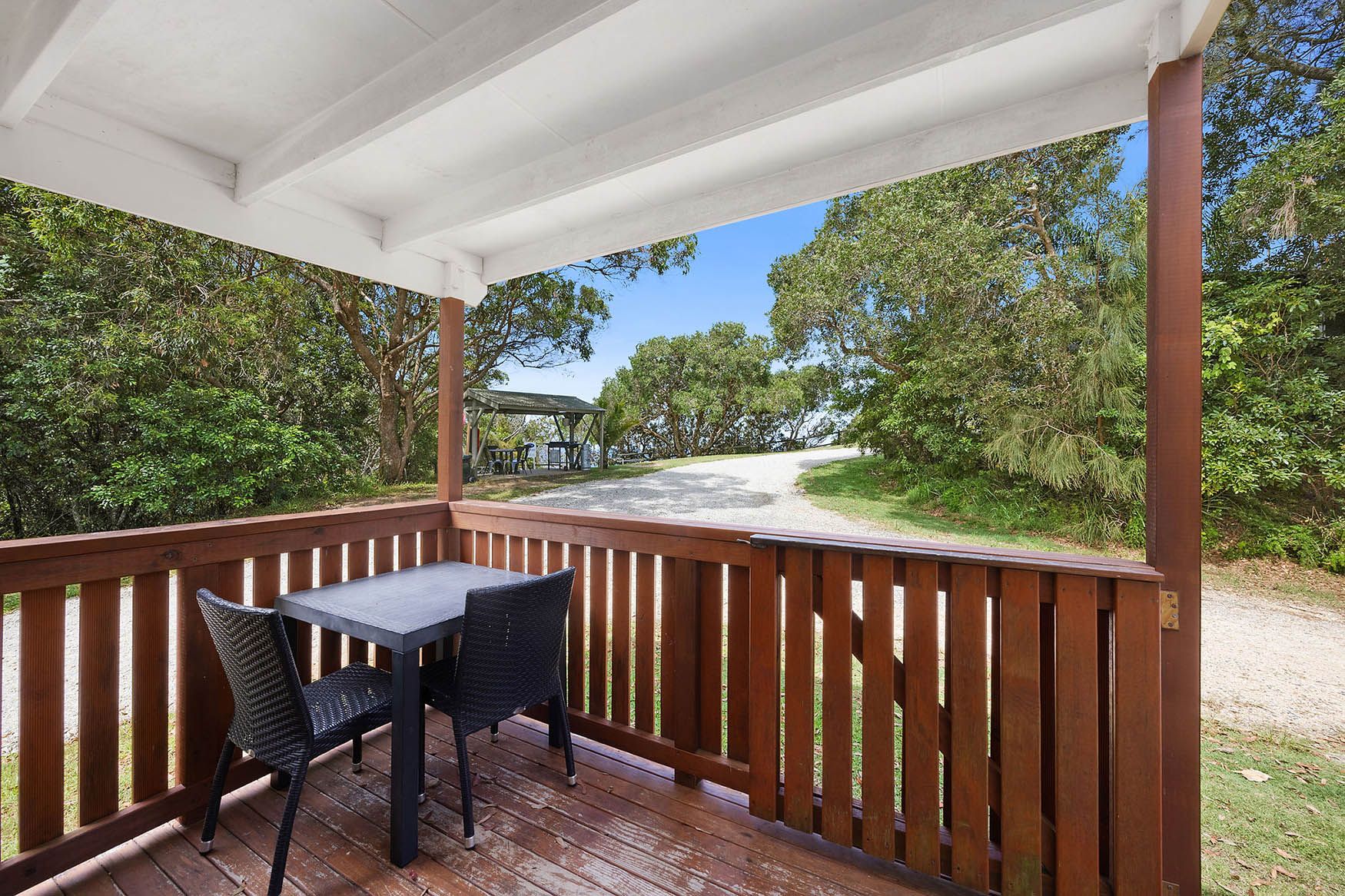 Nambucca Heads - Economy Cabin - Sleeps 4 - verandah