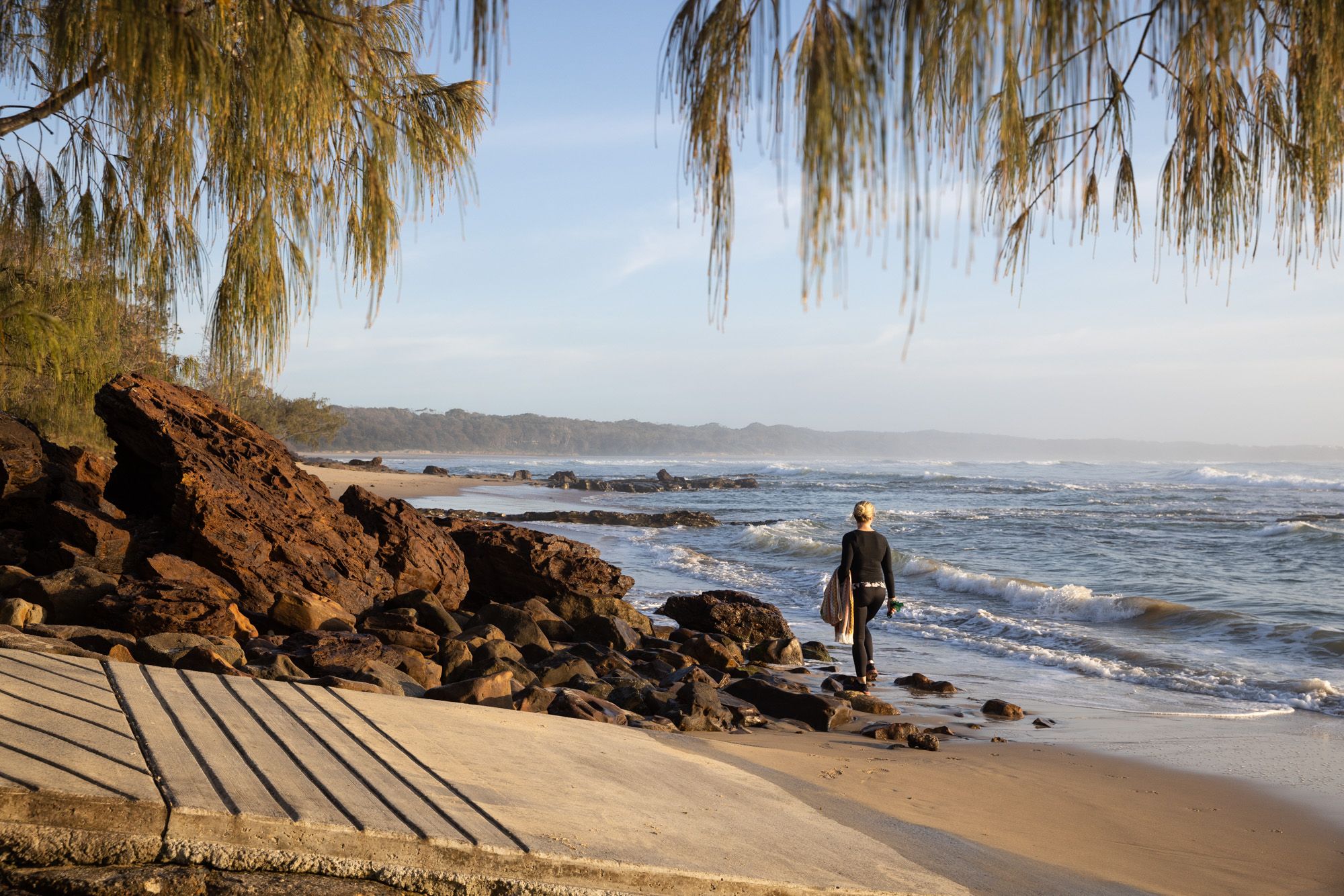 Beach Walking at Bonny Hills