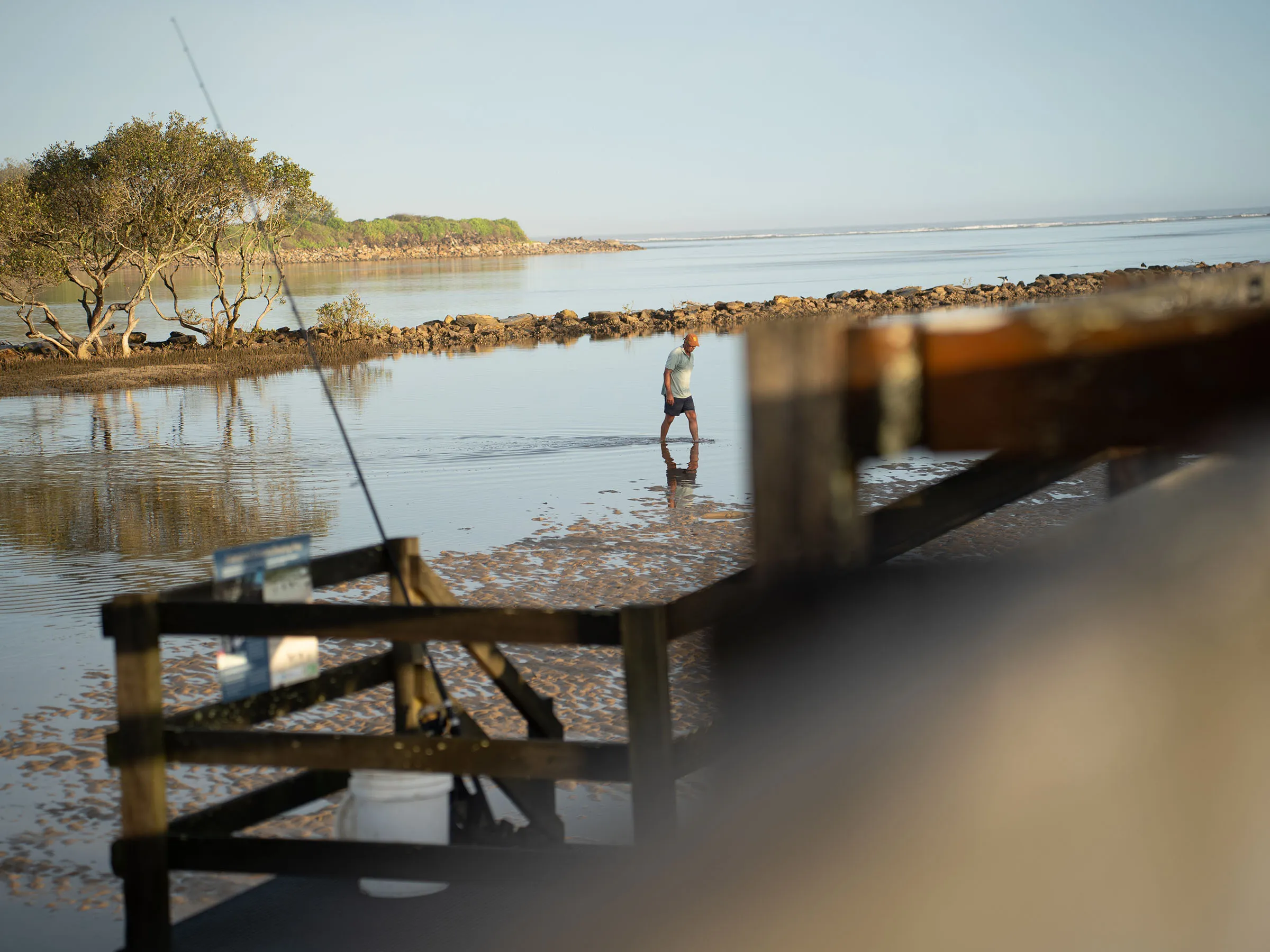 Reflections Urunga holiday and caravan park Urunga Lido yabbie hunt