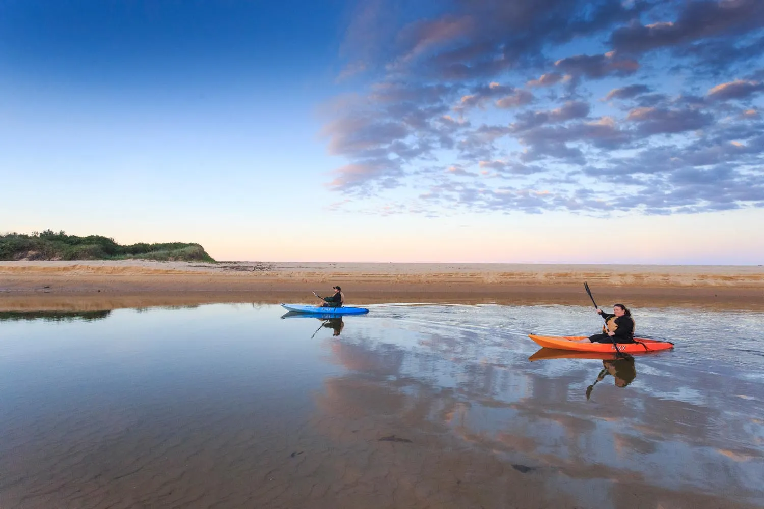 Kayaking moonee beach