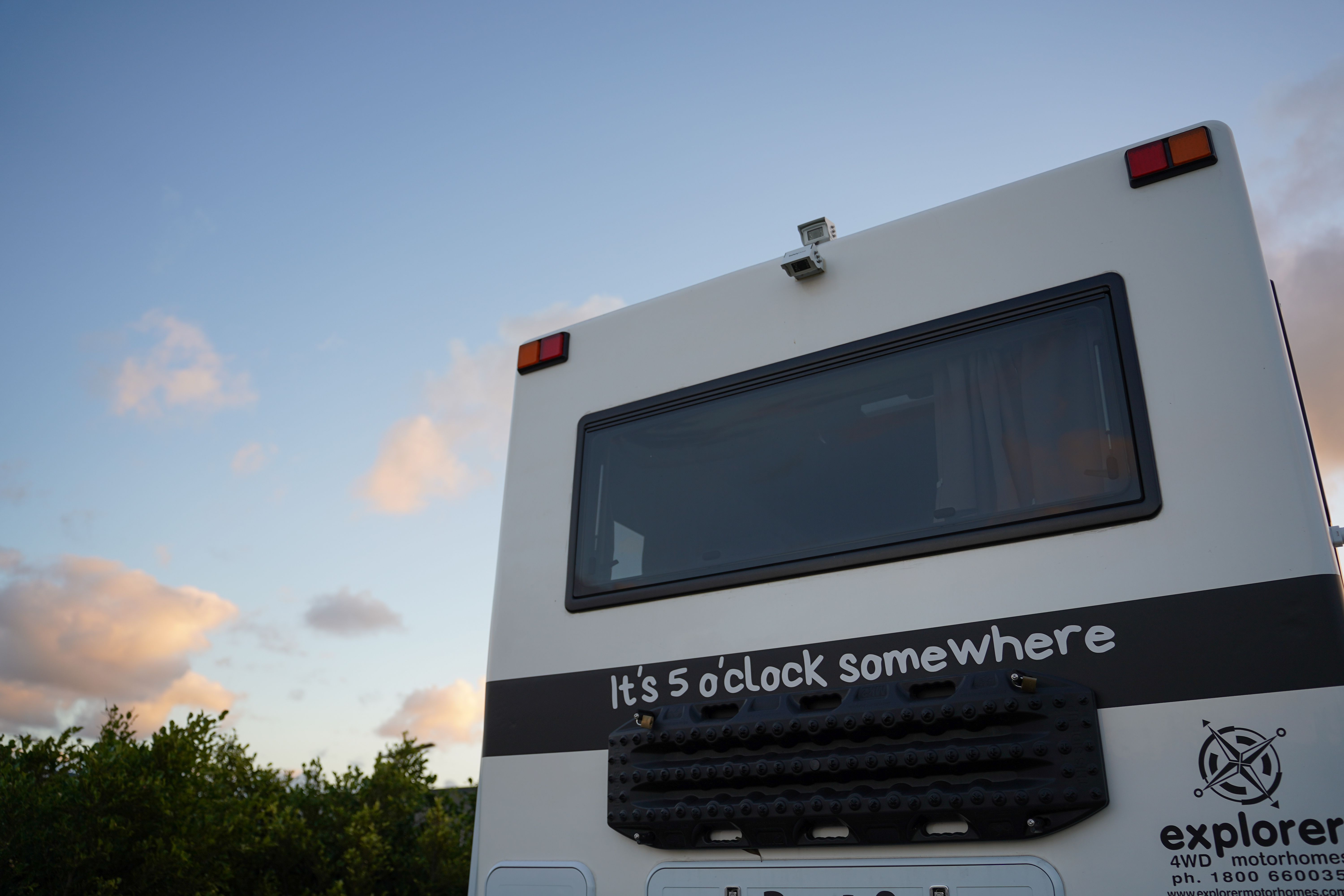 Shaws Bay Caravan - its 5 o'clock somewhere