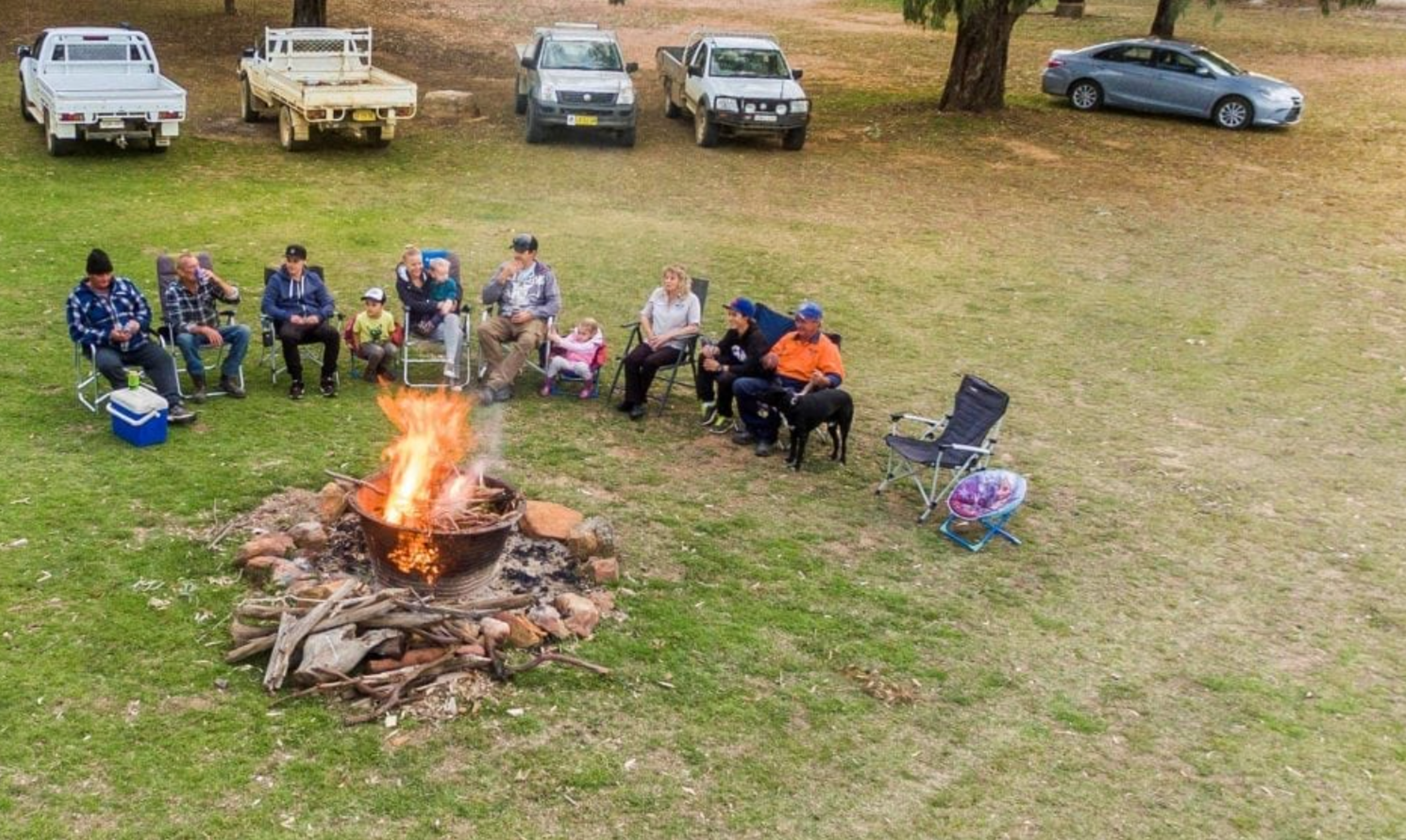 Cudgegong River fire pit