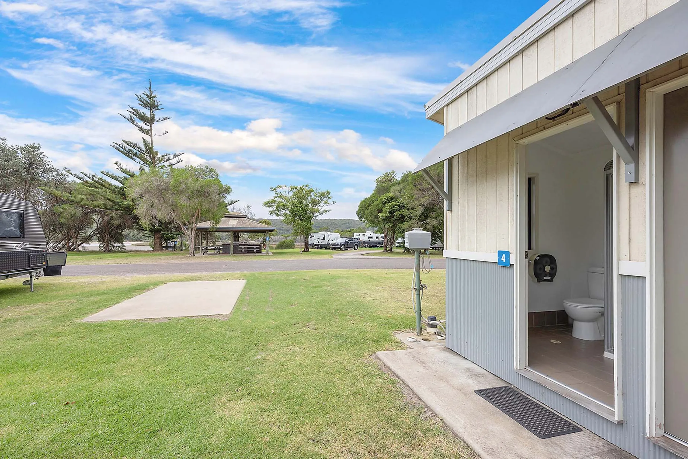 Ensuite campsite at Reflections Eden