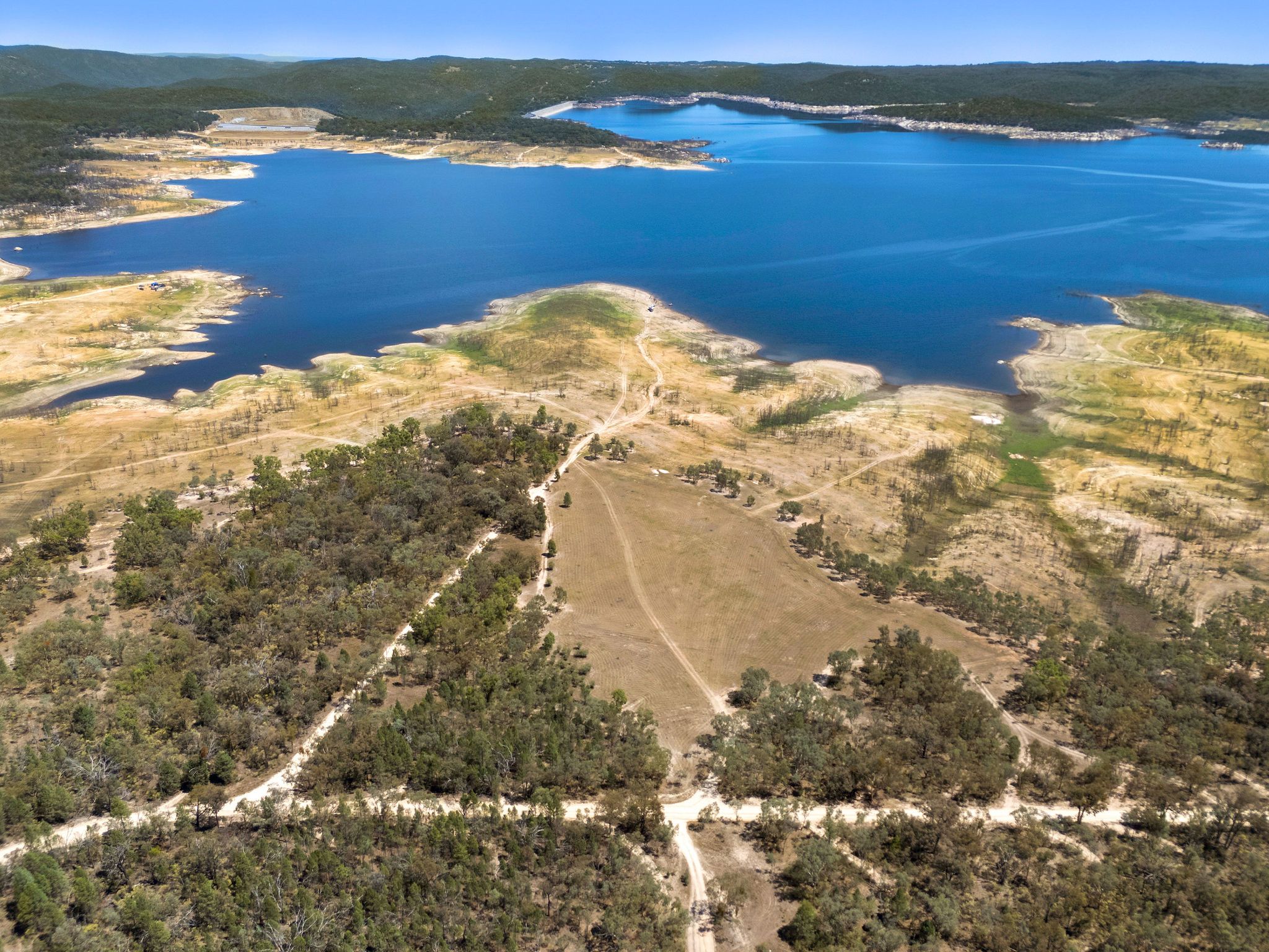 Copeton Waters Buiree Point - aerial lake 2