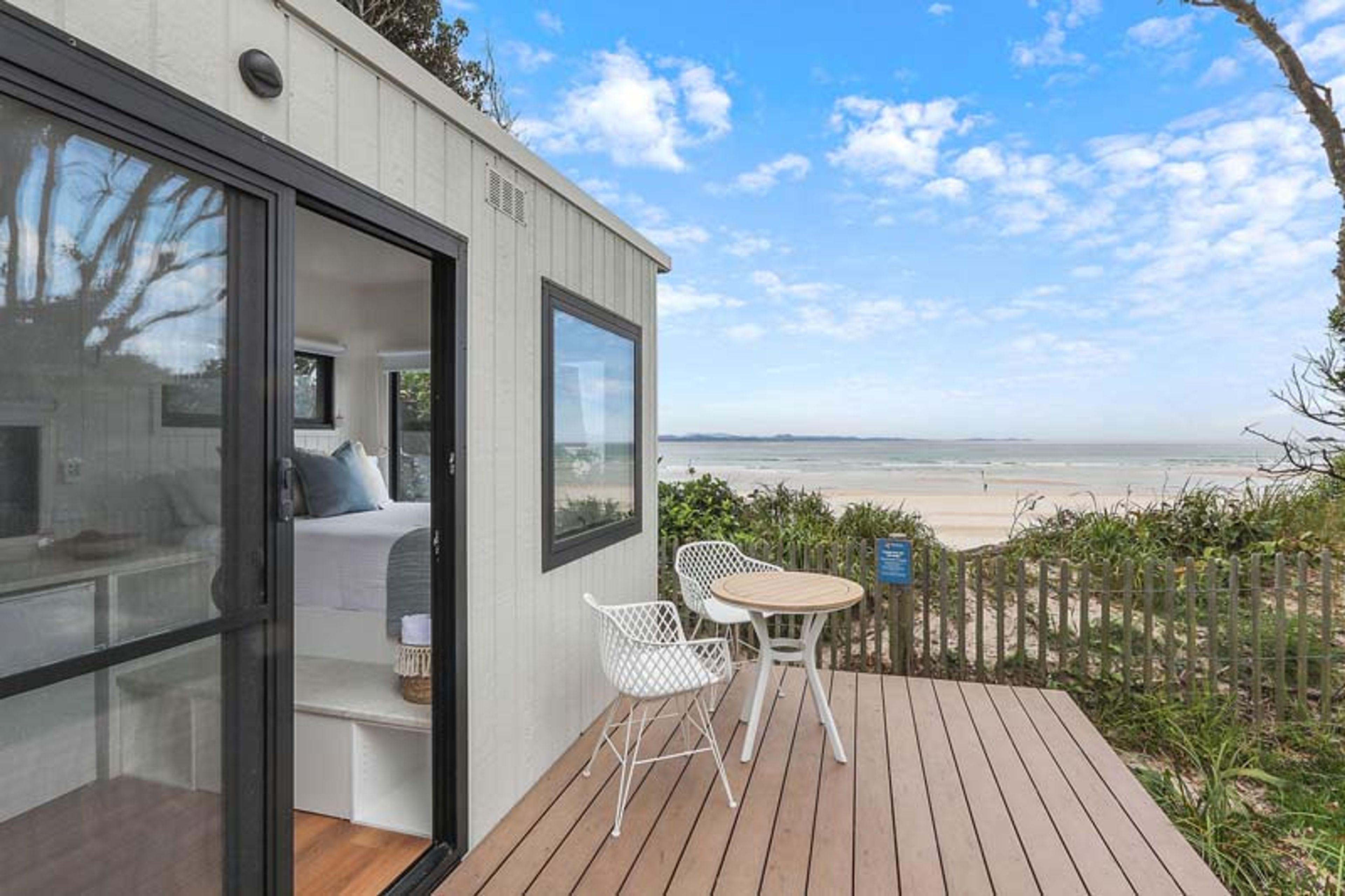 Byron Bay premium tiny home - verandah view