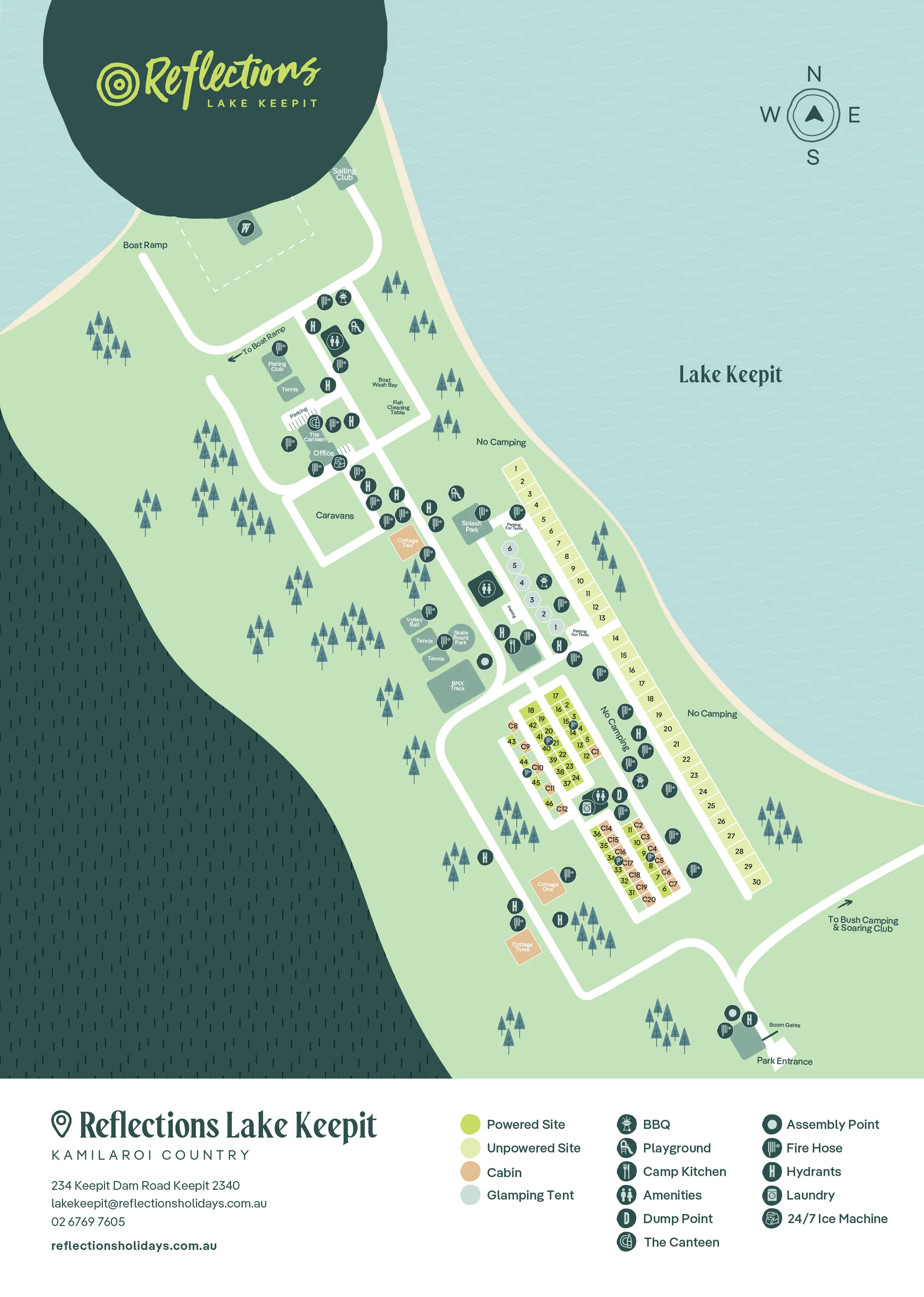 Reflections_Lake-Keepit_Holiday_and_caravan-park_Map