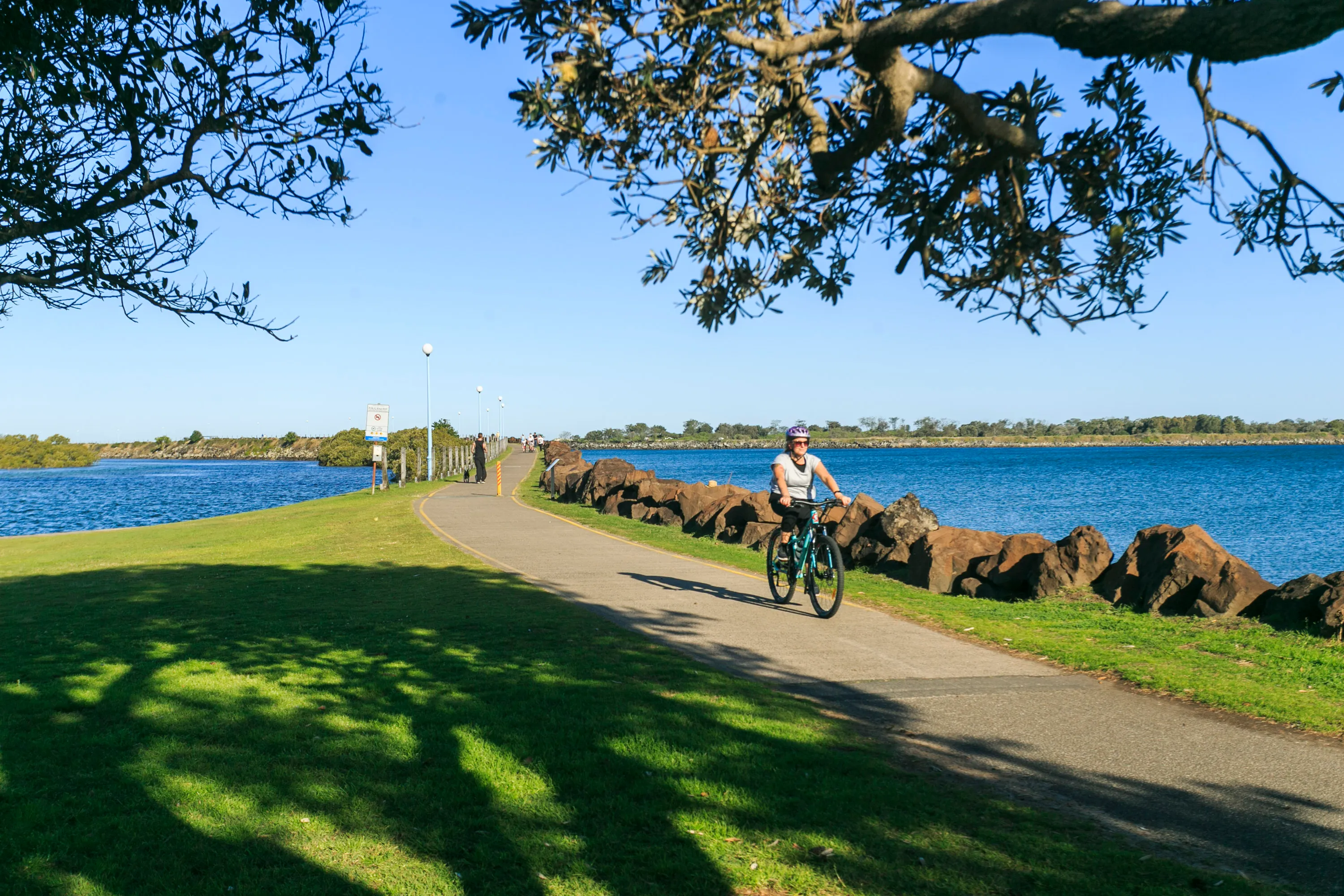 Shaws Bay cycling