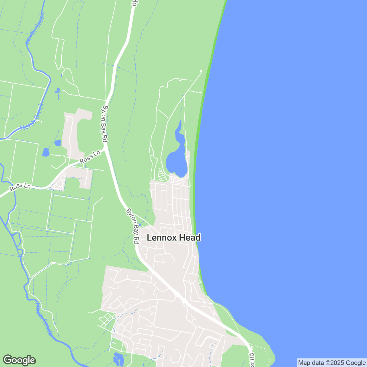 Lennox Head Region Map