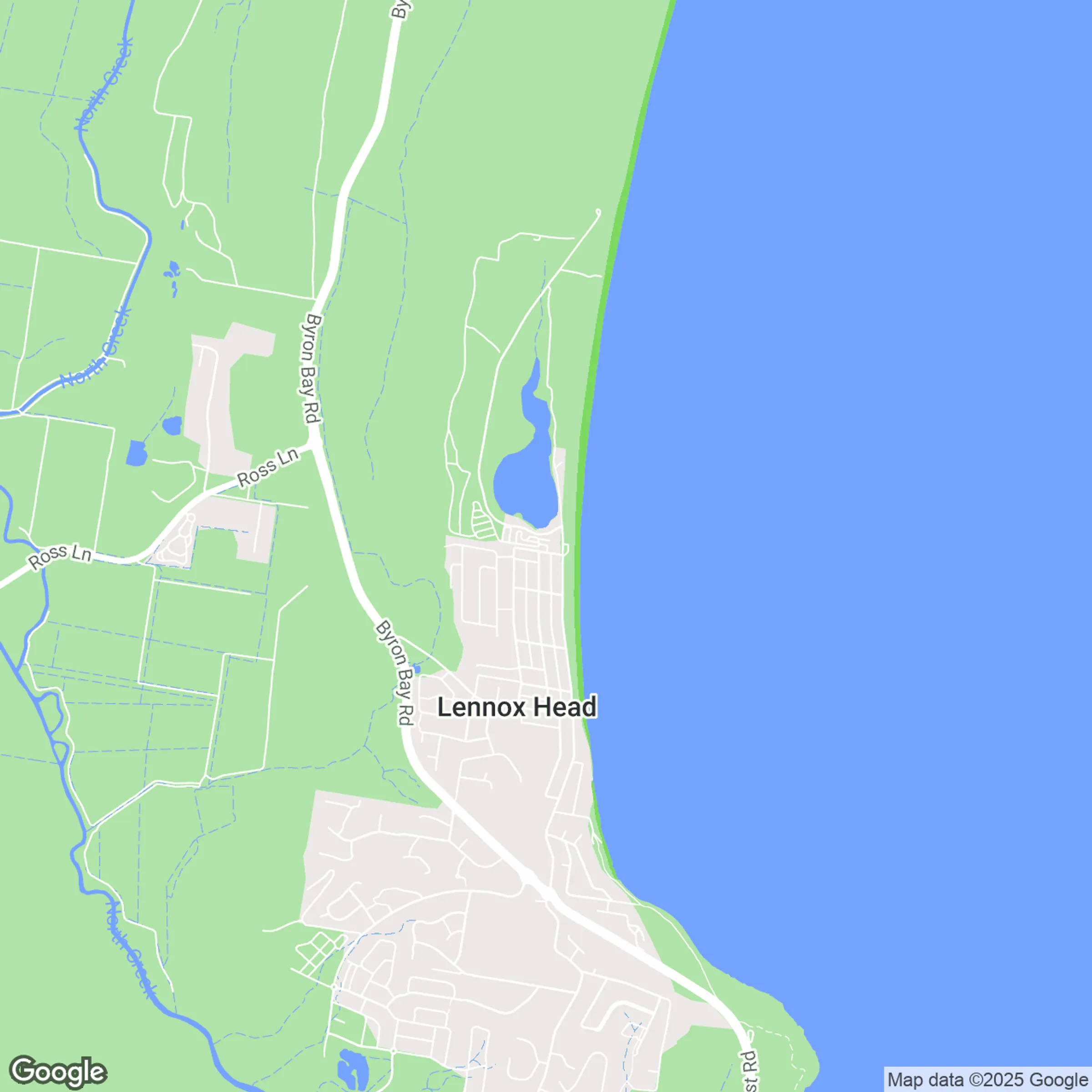 Lennox Head Region Map