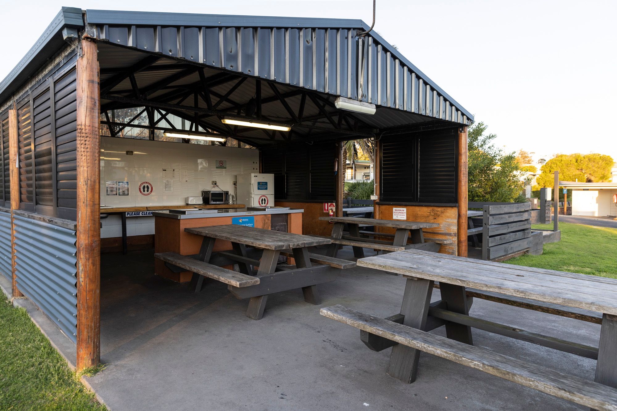 Reflections Bermagui - larger camp kitchen