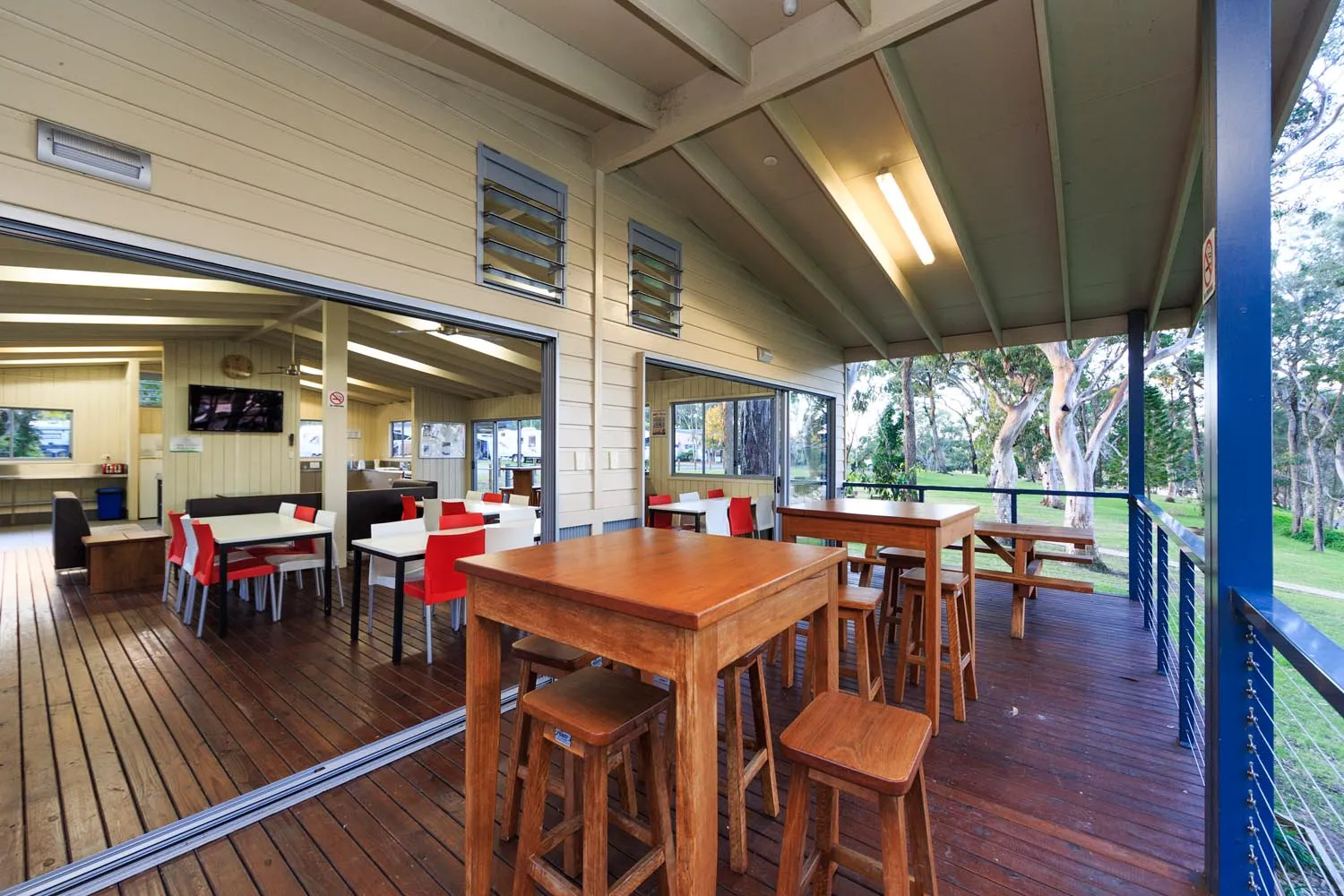 Moonee Beach camp kitchen