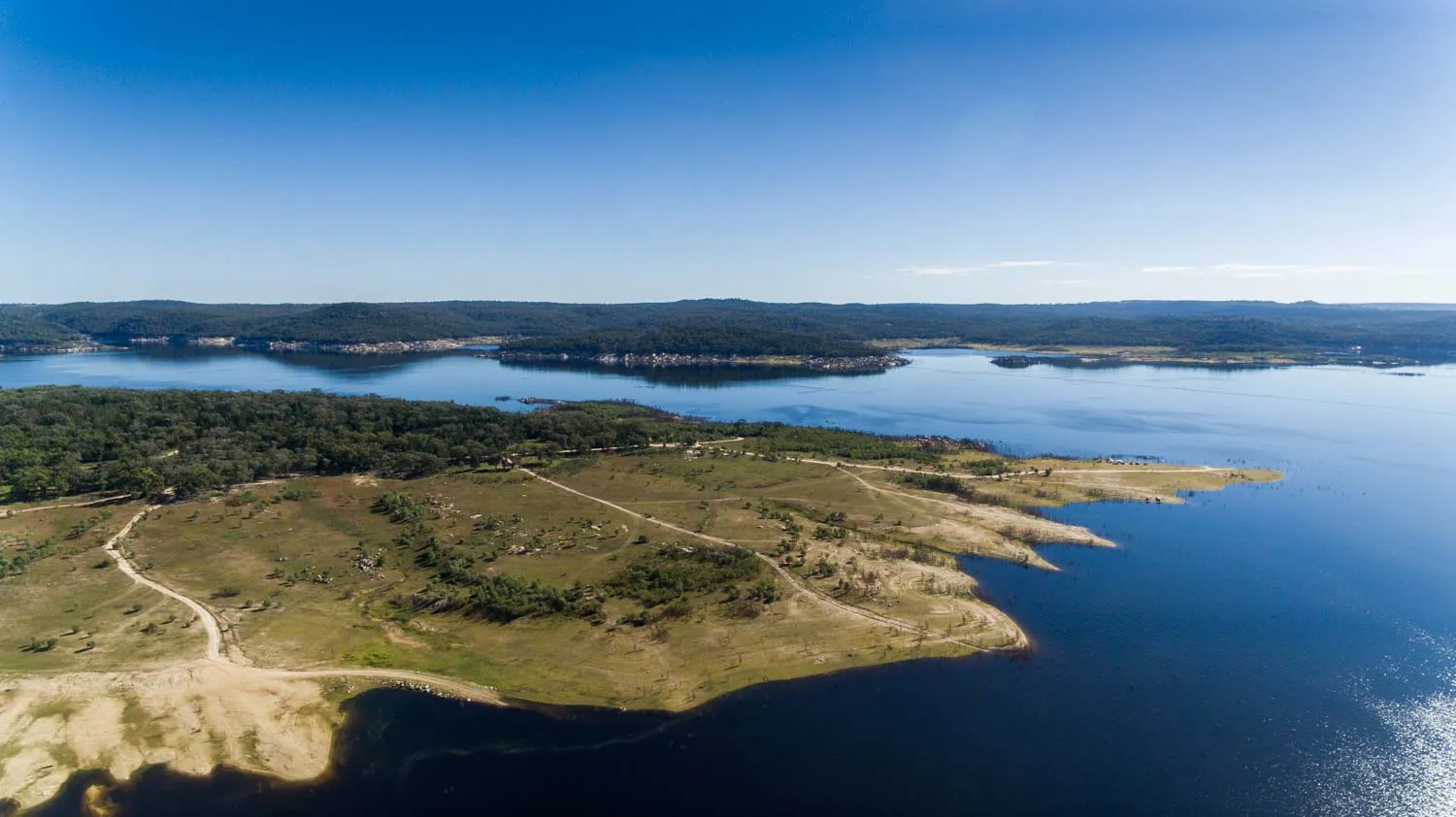 Copeton Dam aerial view