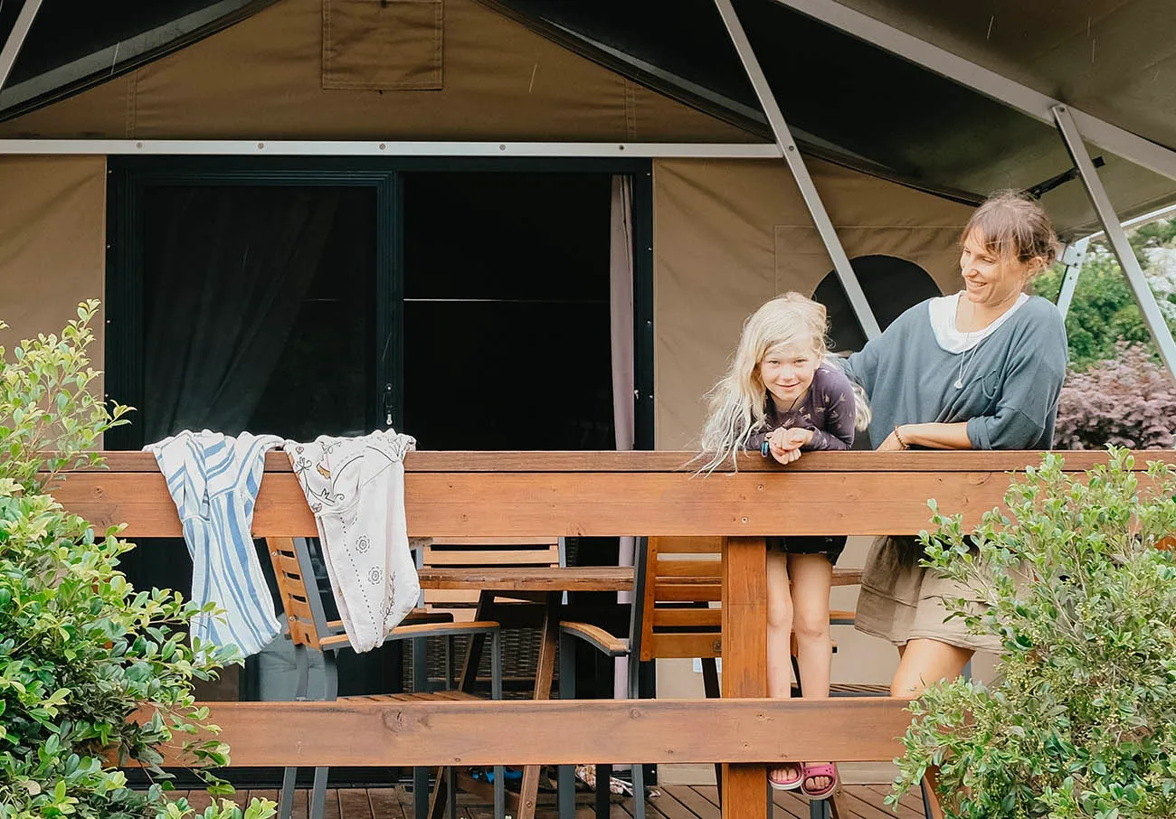 Beach tent at Reflections Mylestom